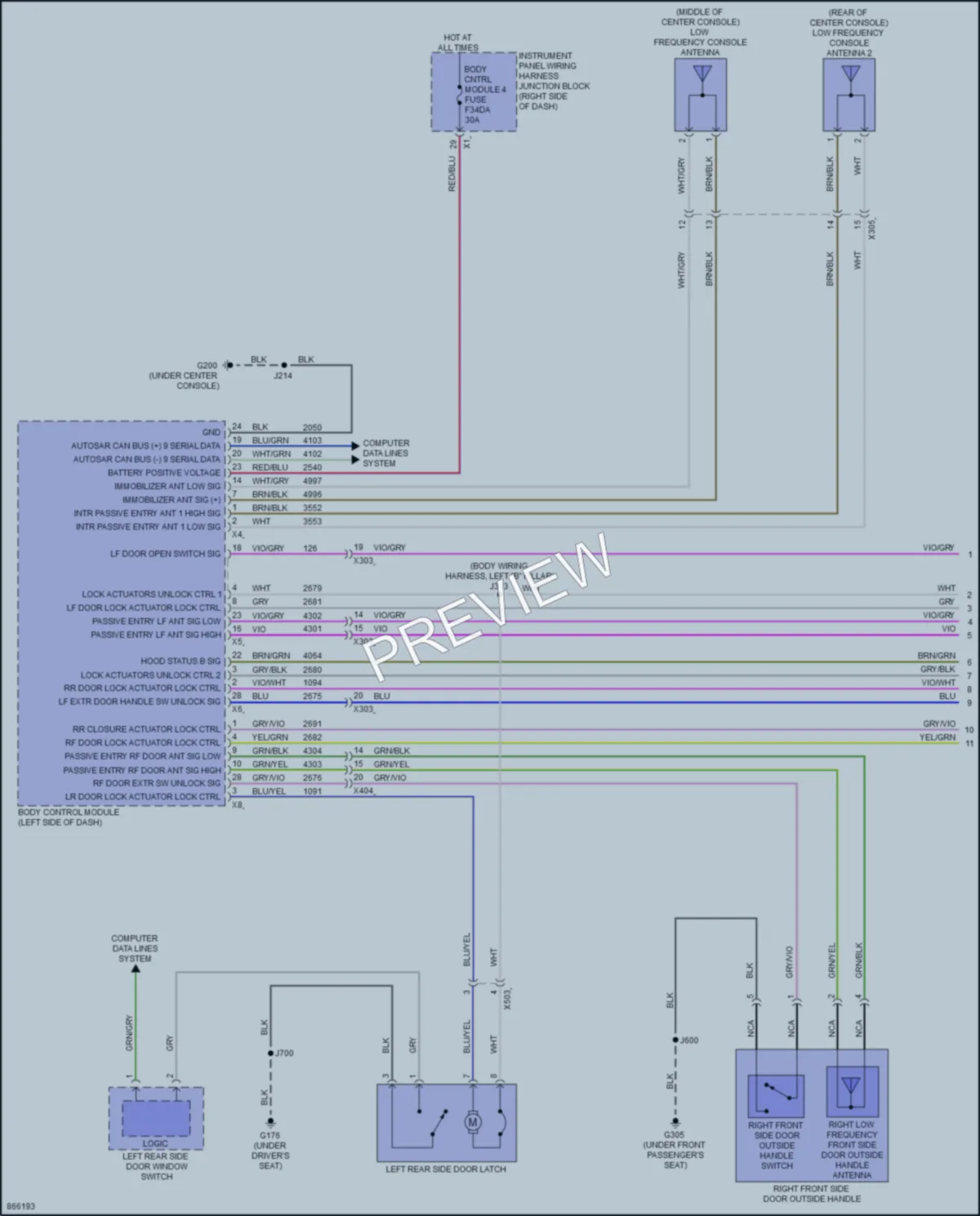 2024 GMC Canyon Anti Theft wiring diagram preview