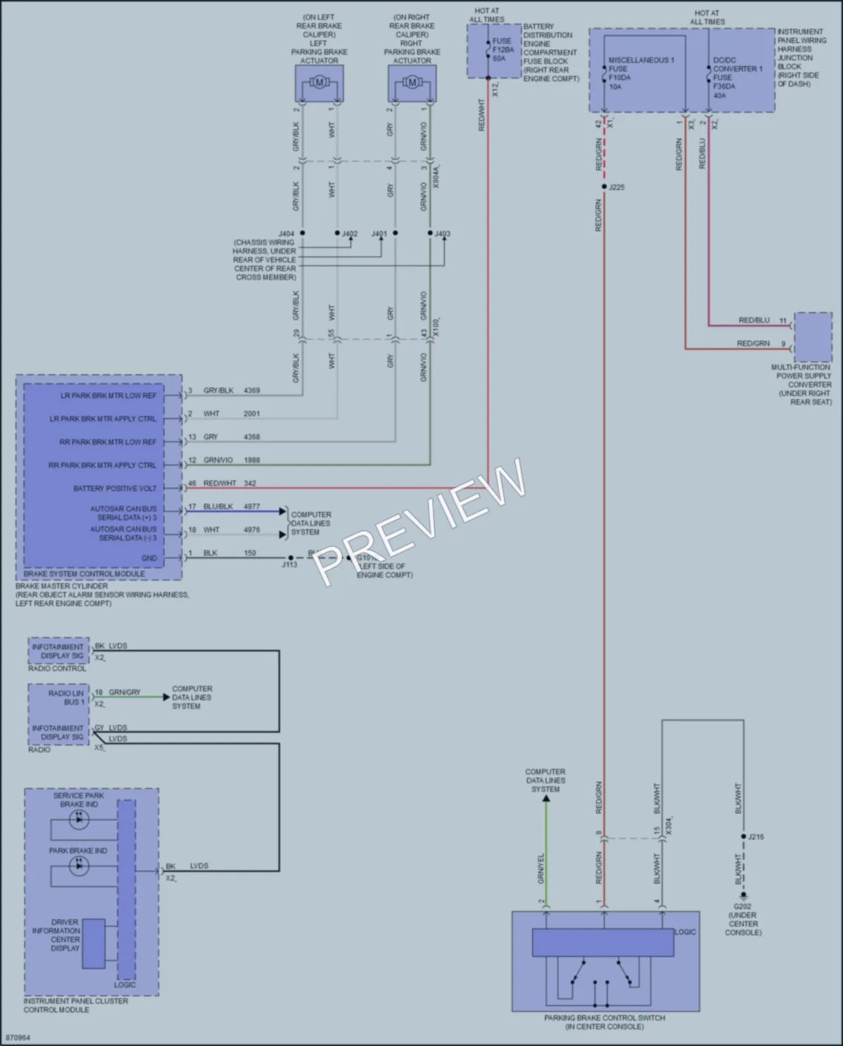 2024 GMC Canyon Shift Interlock wiring diagram preview