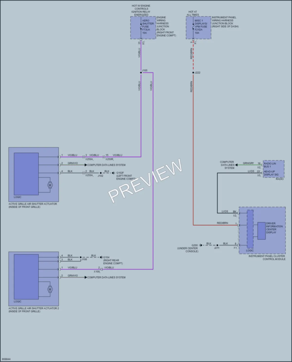 2024 GMC CanyonDenali Active Bodyworks wiring diagram preview