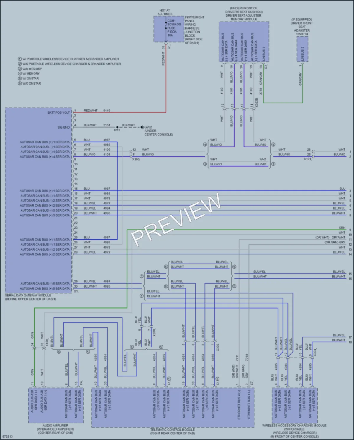 2024 GMC CanyonDenali Computer Data Lines wiring diagram preview