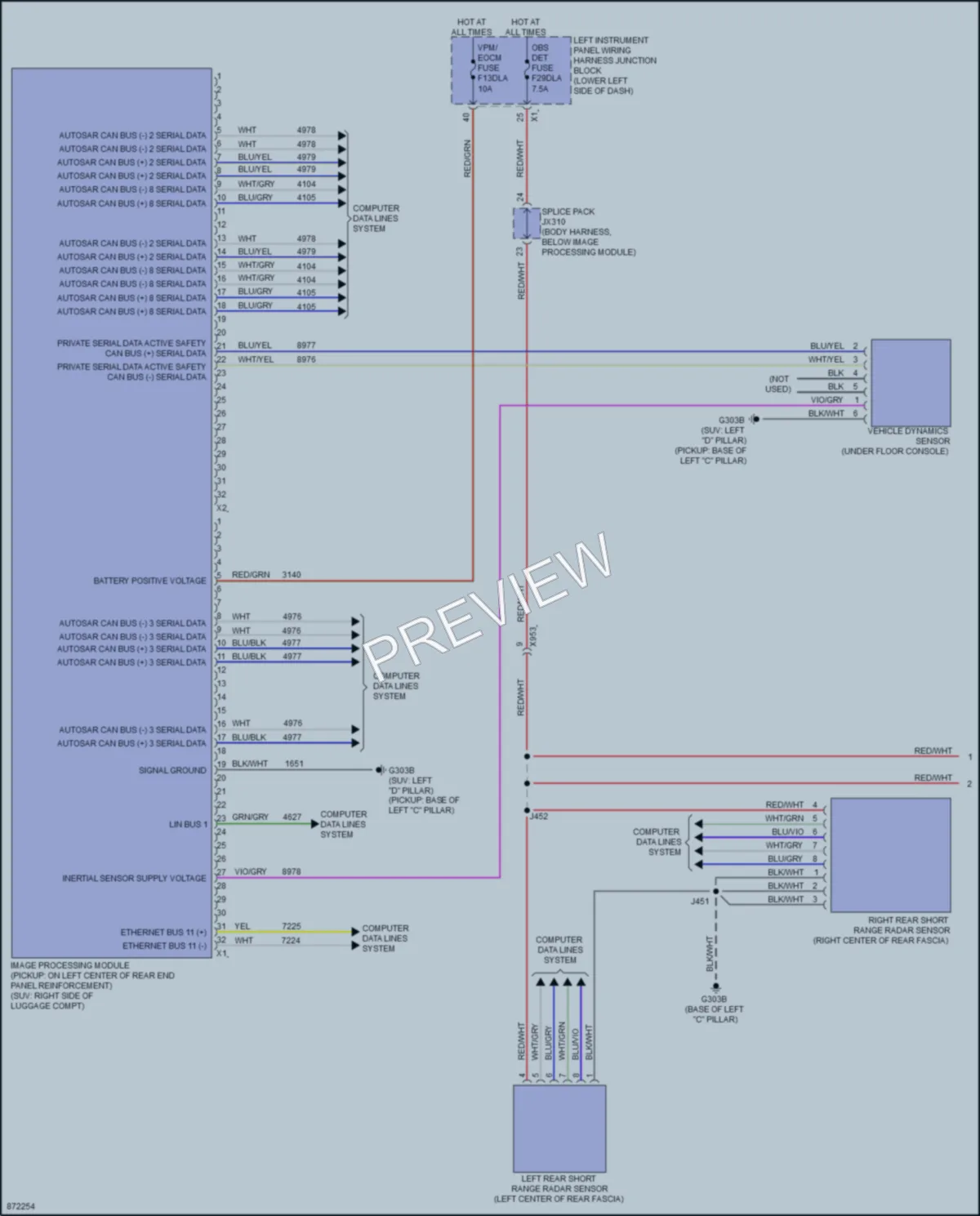 2024 GMC HummerEVPickup Instrument Cluster wiring diagram preview