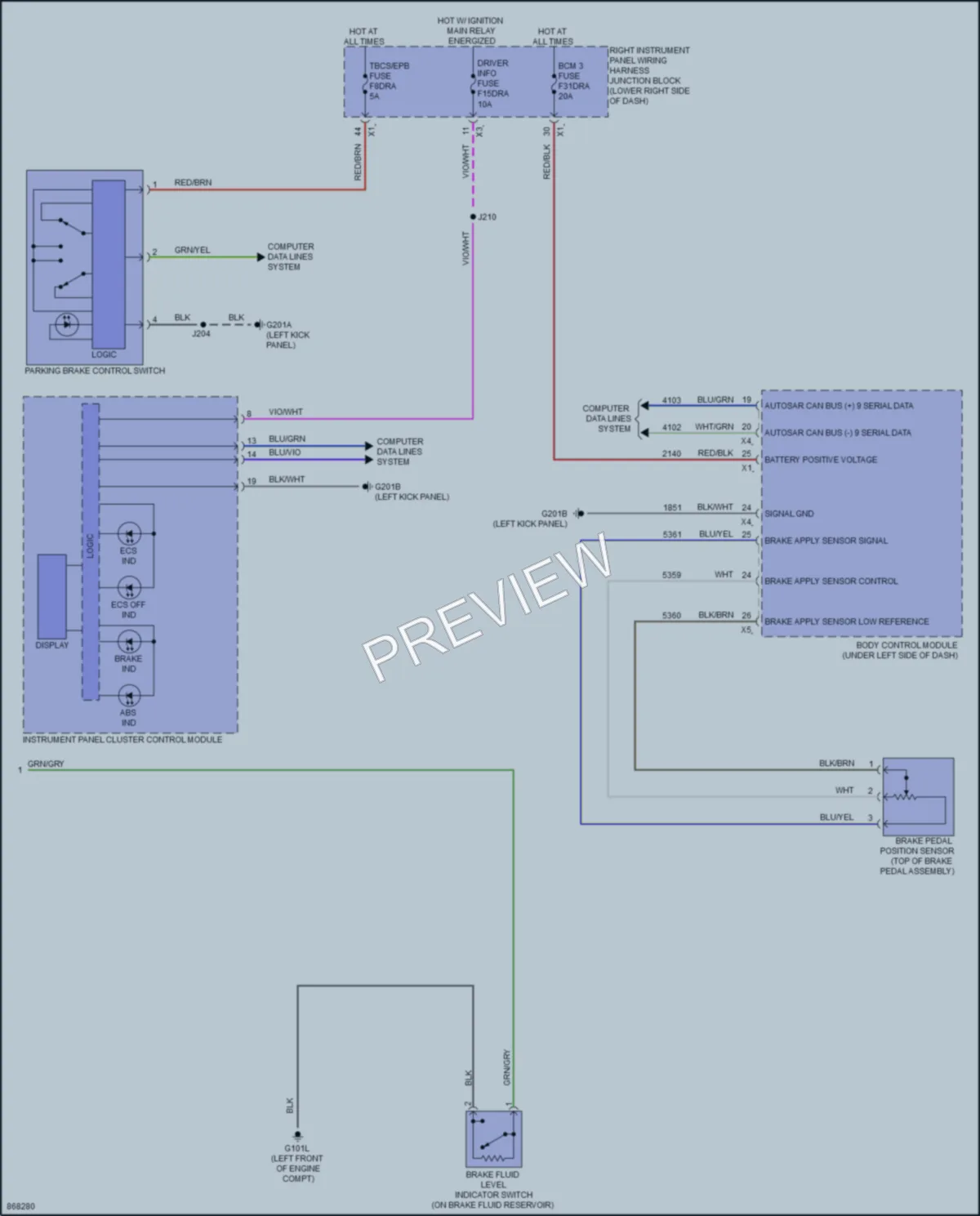 2024 GMC HummerEVSUV Anti Lock Brakes wiring diagram preview