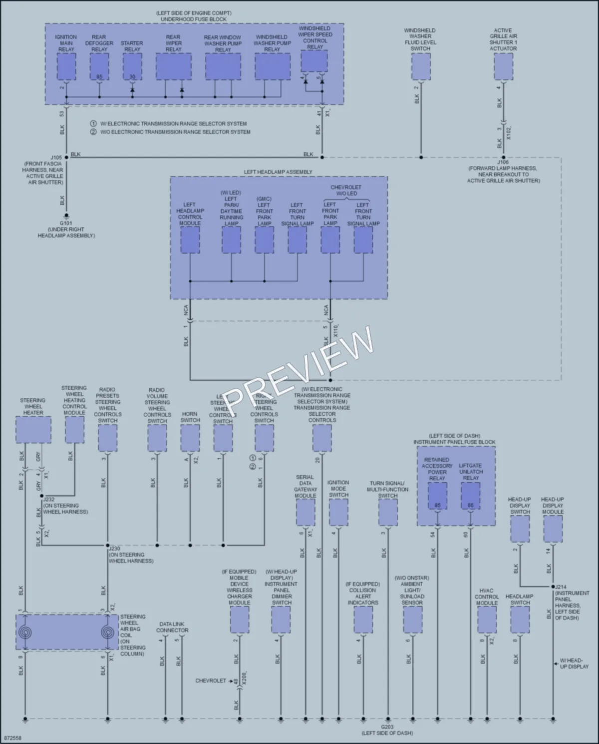 2024 GMC TerrainDenali Ground Distribution wiring diagram preview