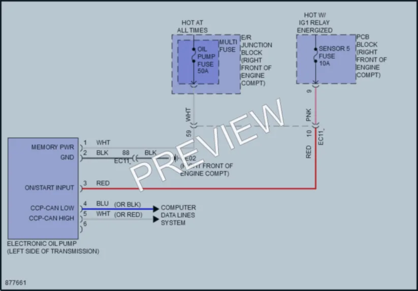 2024 Genesis GV80 Engine Performance wiring diagram preview