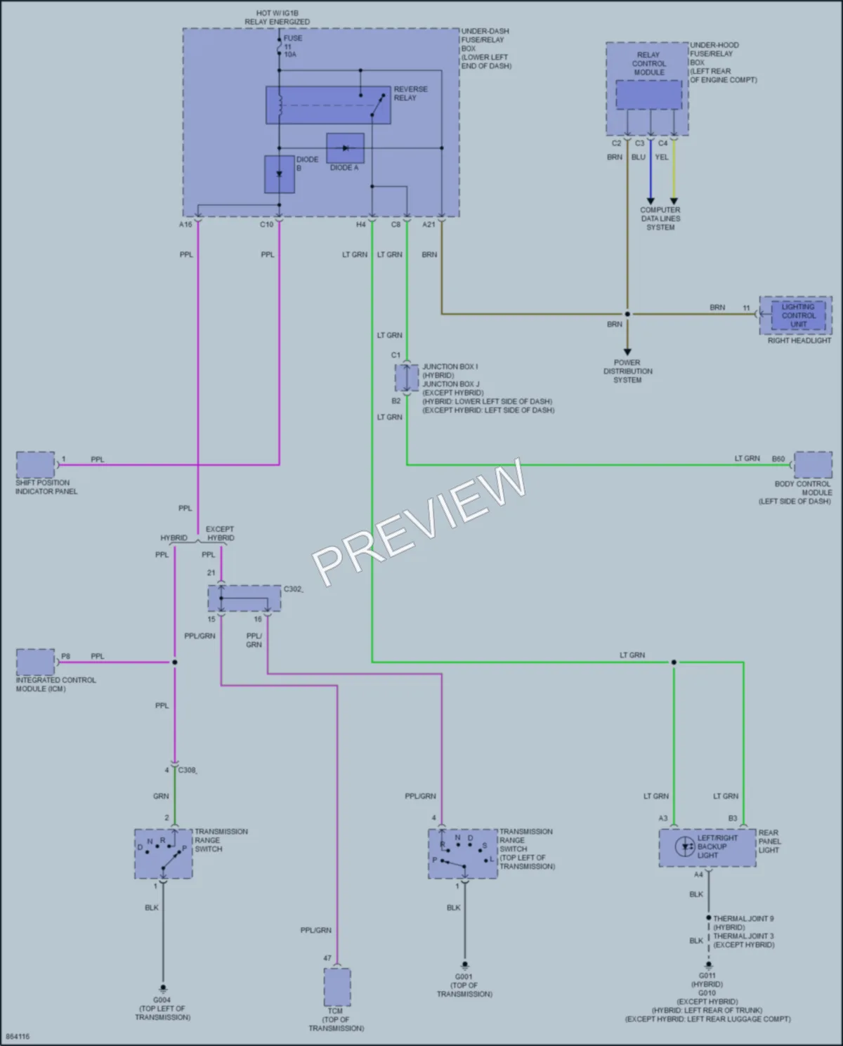 2024 Honda Accord Exterior Lights wiring diagram preview