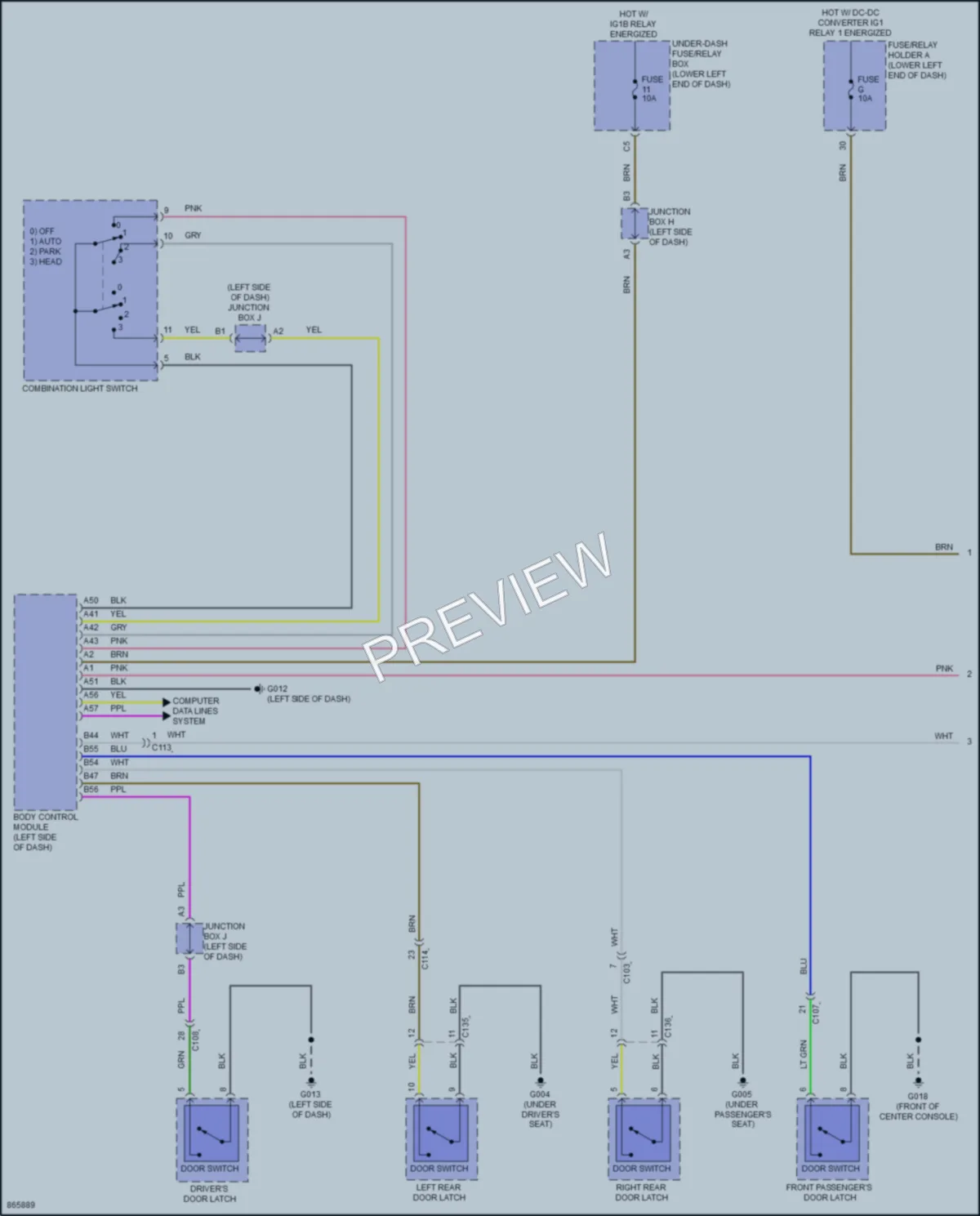2024 Honda Accord Warning Systems wiring diagram preview