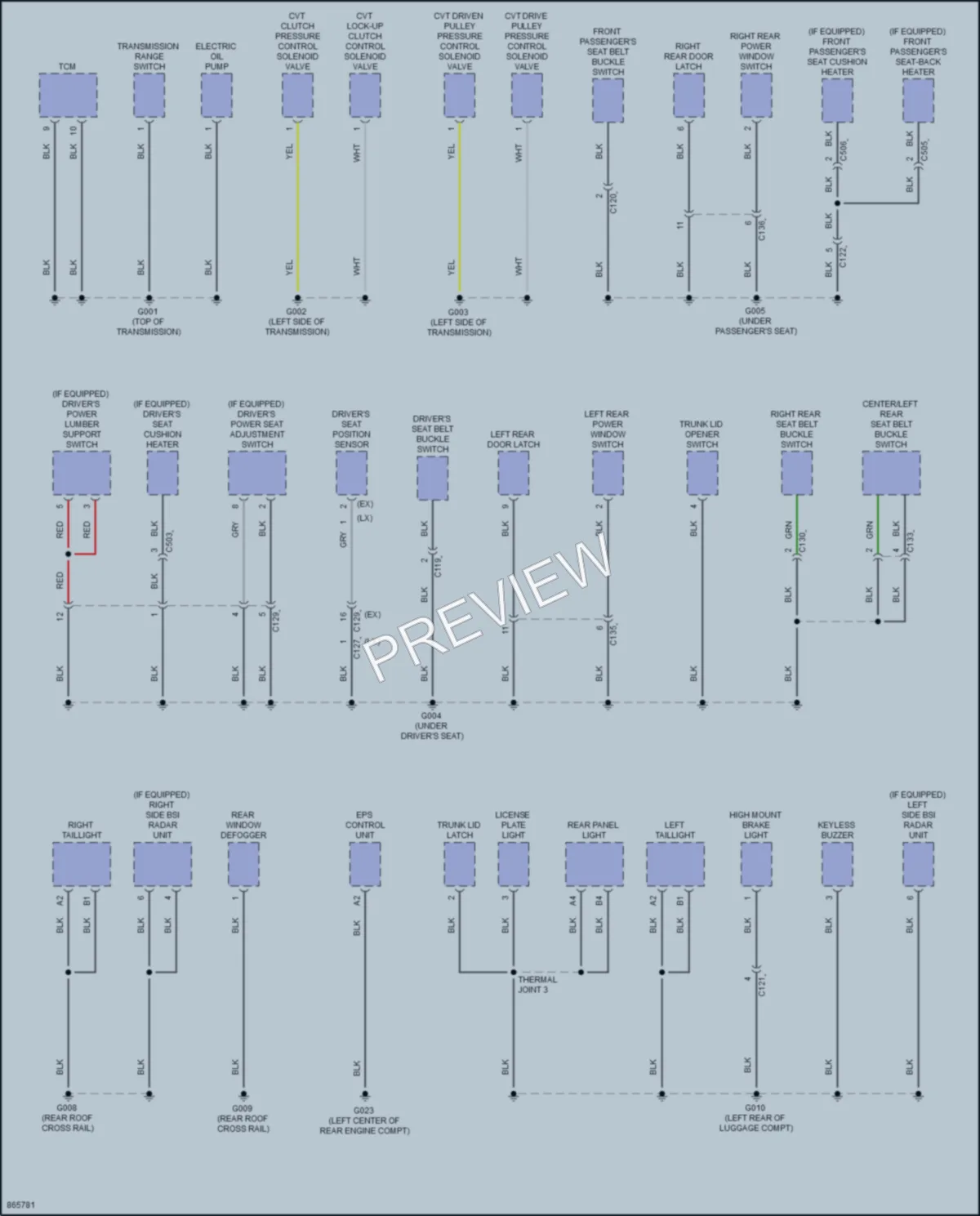 2024 Honda AccordHybrid Ground Distribution wiring diagram preview