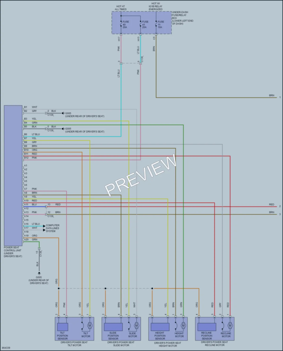 2024 Honda AccordHybrid Memory Systems wiring diagram preview