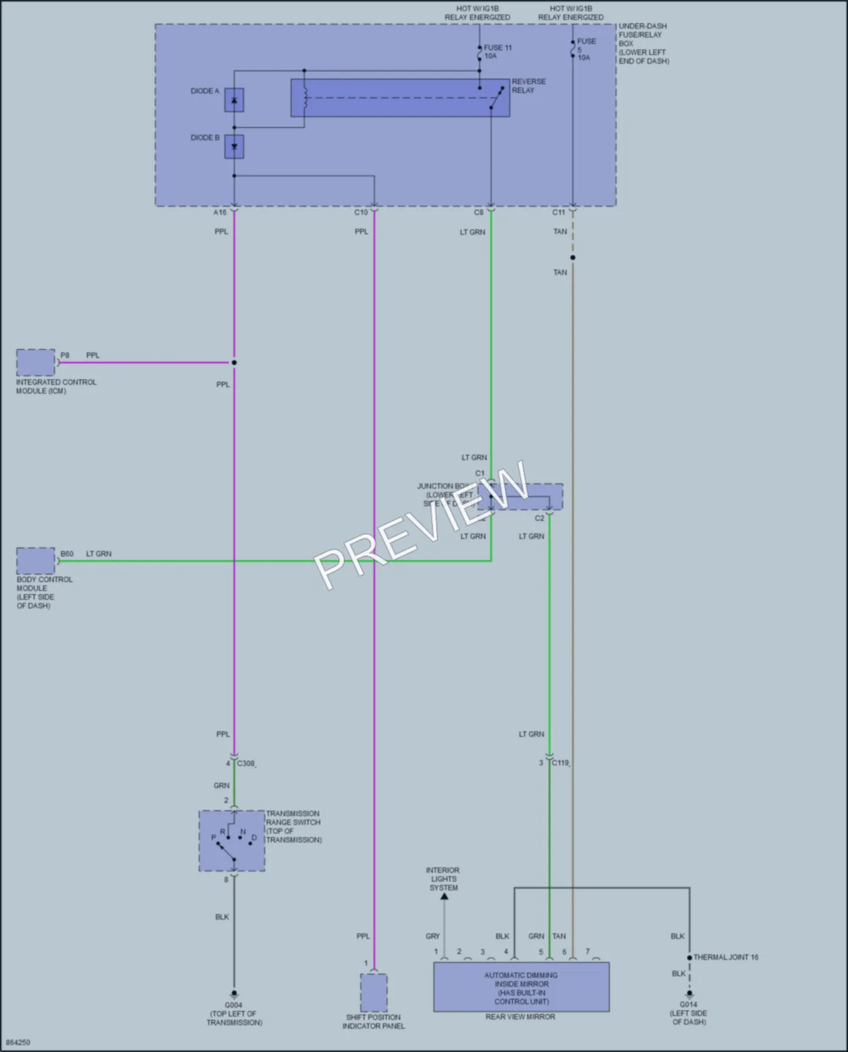 2024 Honda AccordHybrid Power Mirrors wiring diagram preview