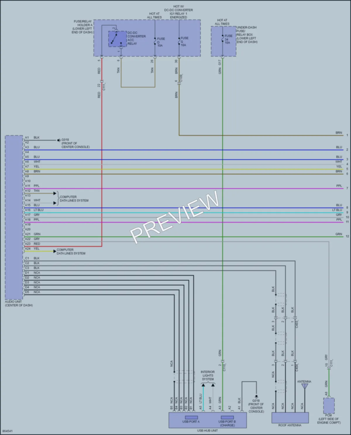 2024 Honda AccordHybrid Radio wiring diagram preview