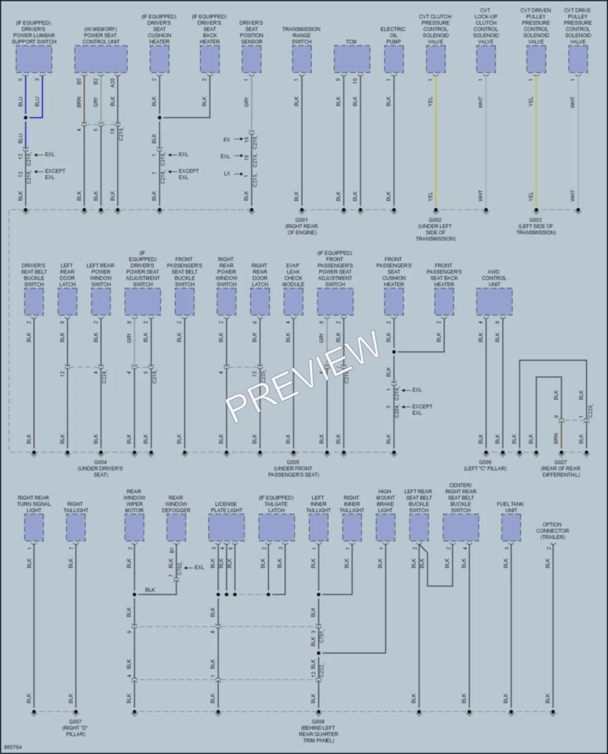 2024 Honda CRV Ground Distribution wiring diagram preview
