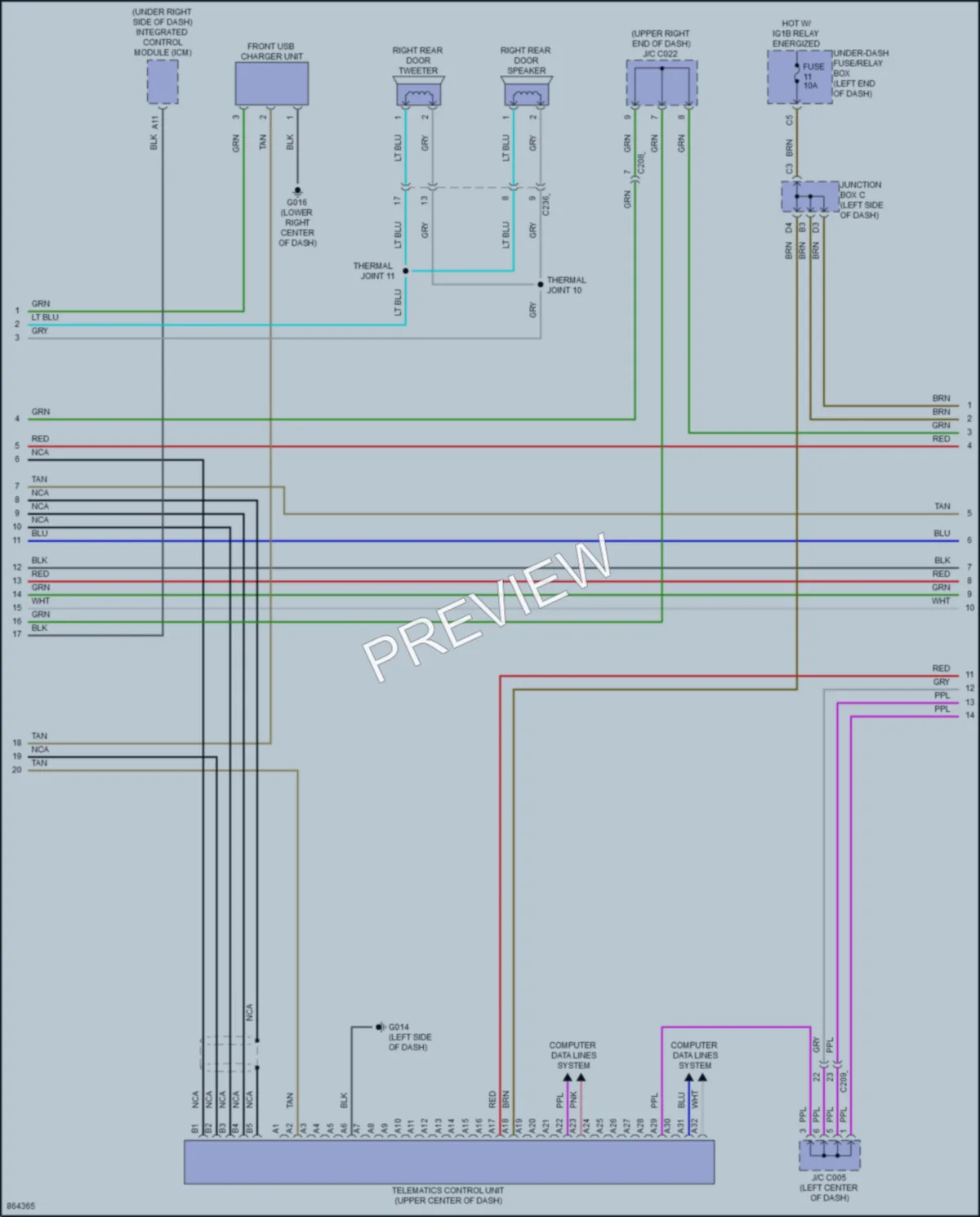2024 Honda CRV Navigation wiring diagram preview