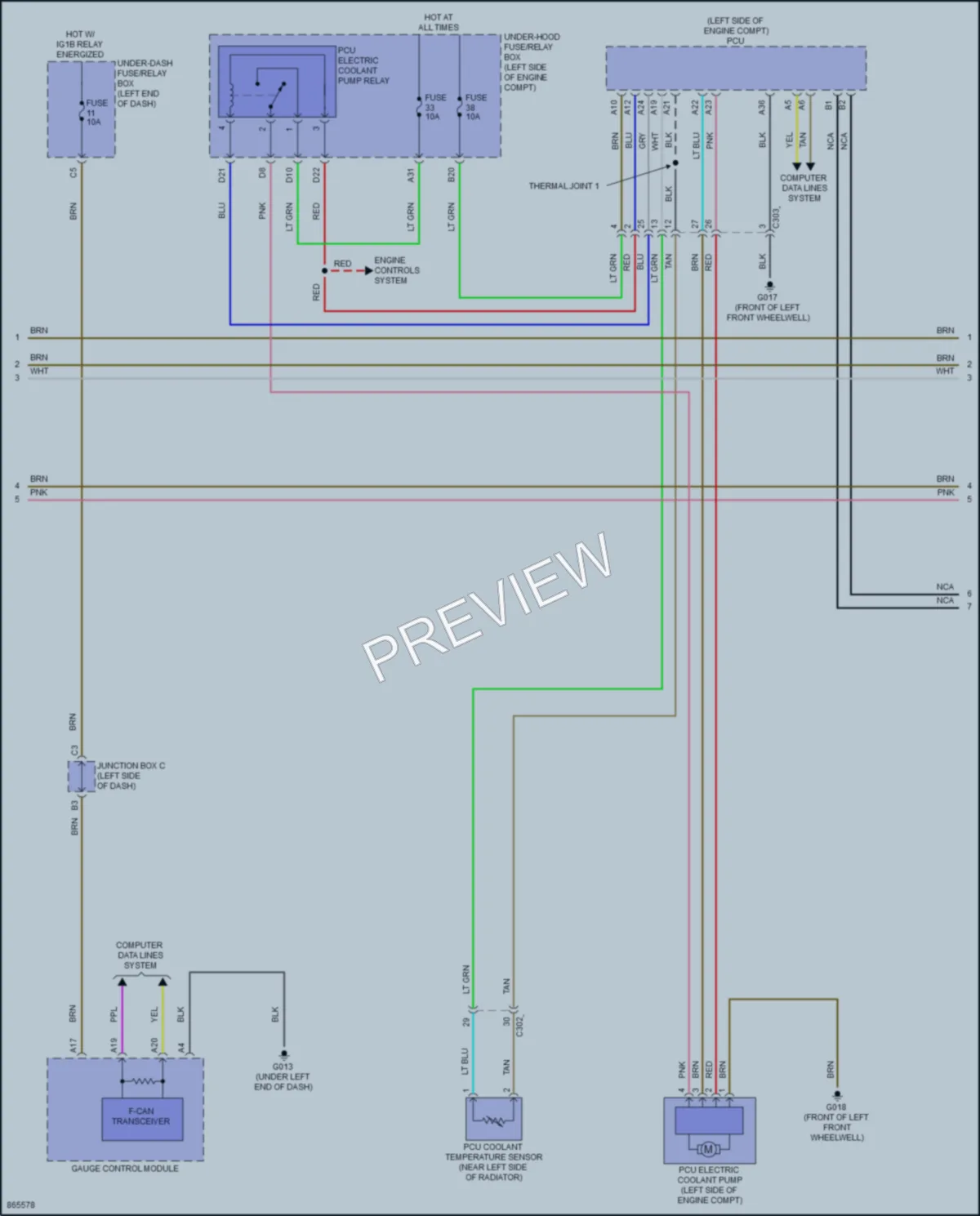 2024 Honda CRVHybrid Air Conditioning wiring diagram preview