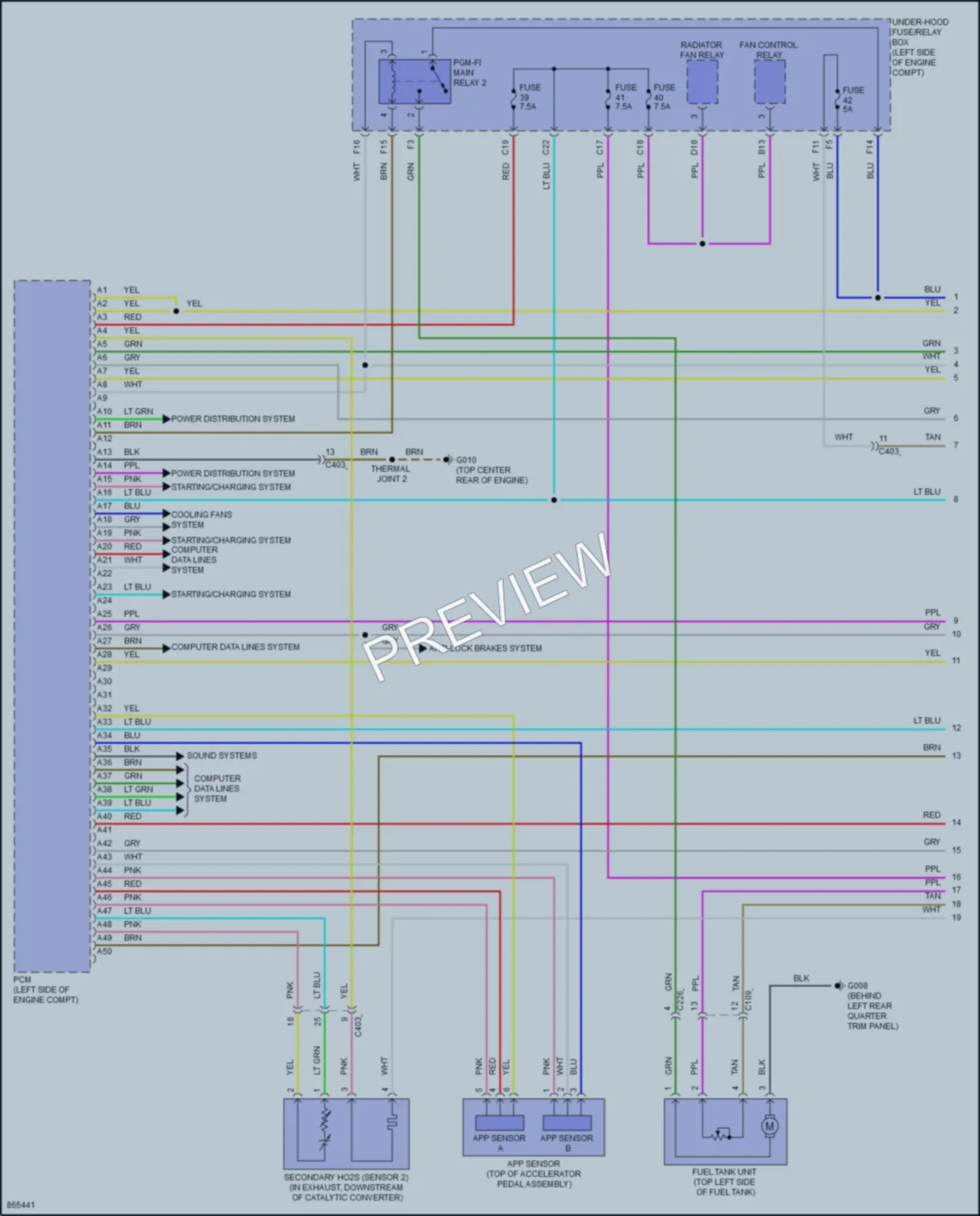 2024 Honda CRVHybrid Engine Performance wiring diagram preview