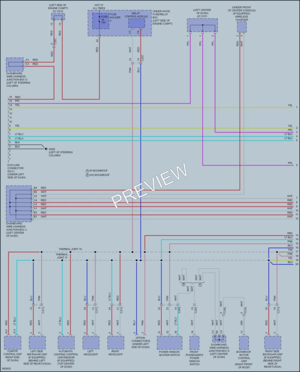 2024 Honda Civic Computer Data Lines wiring diagram preview