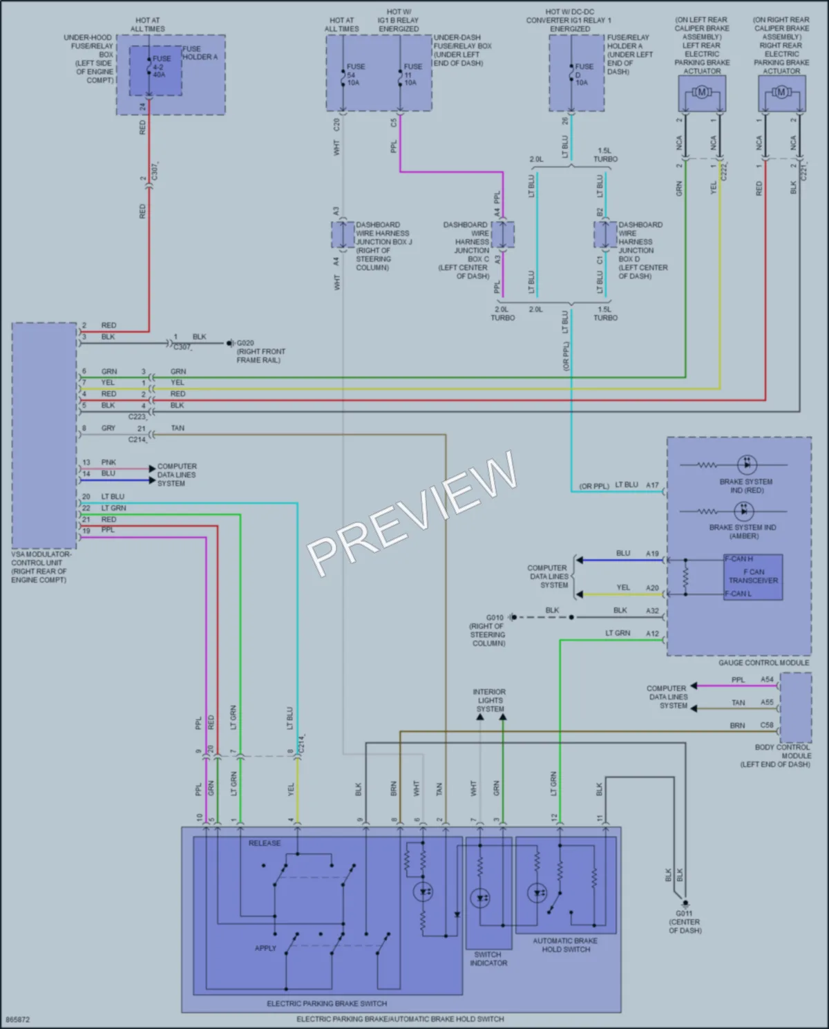 2024 Honda Civic Shift Interlock wiring diagram preview