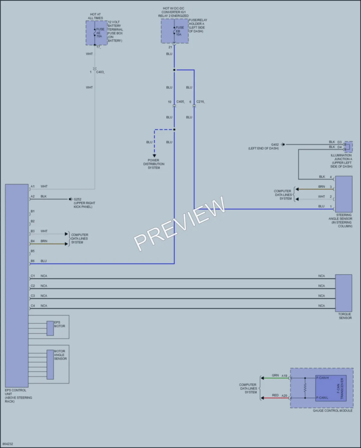 2024 Honda Odyssey Electronic Power Steering wiring diagram preview