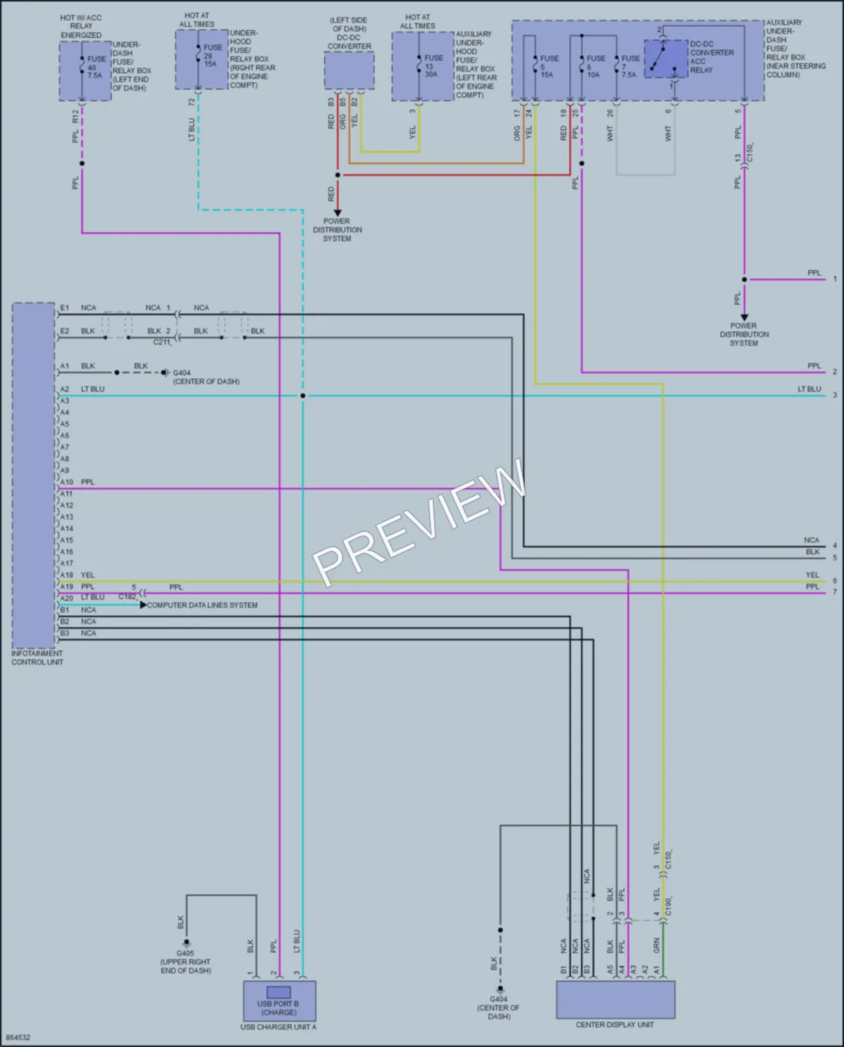 2024 Honda Passport Radio wiring diagram preview