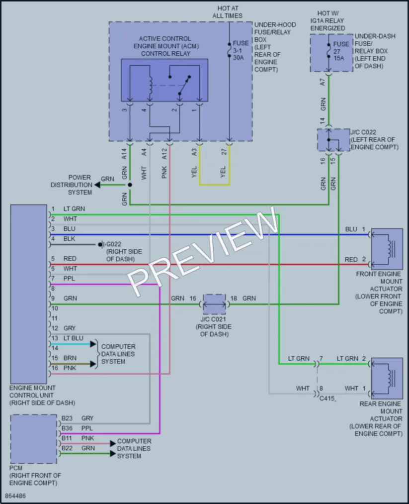 2024 Honda Pilot Active Bodyworks wiring diagram preview