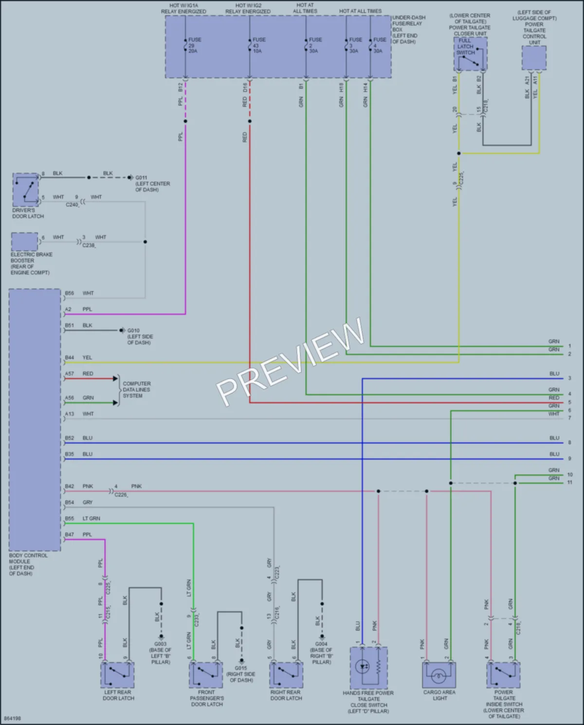 2024 Honda Pilot Interior Lights wiring diagram preview