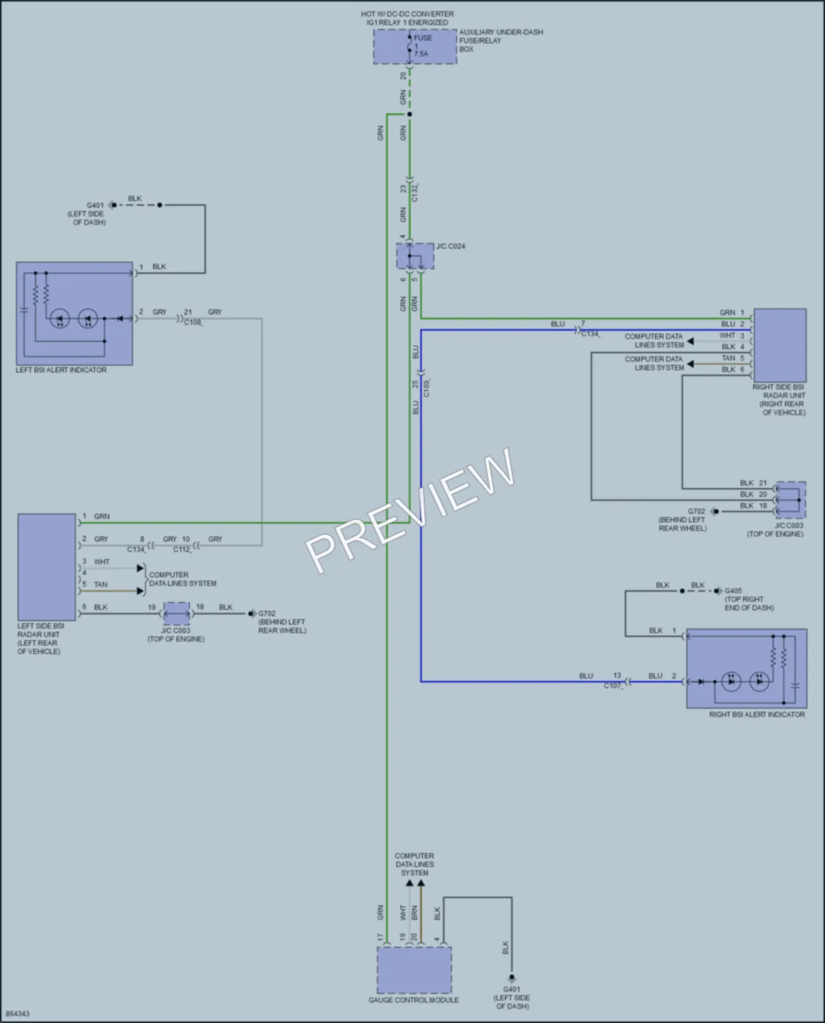 2024 Honda Ridgeline Navigation wiring diagram preview
