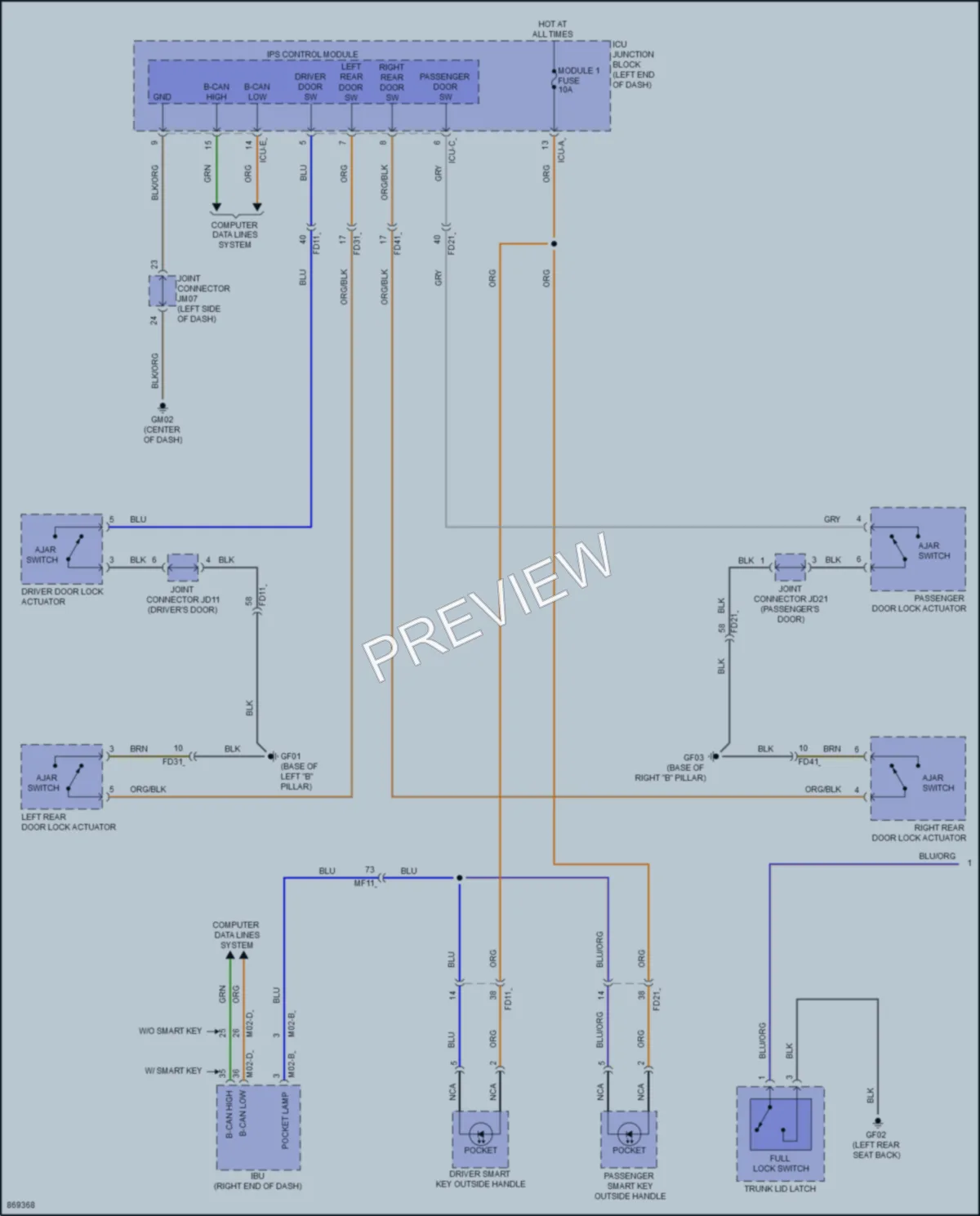 2024 Hyundai Elantra Interior Lights wiring diagram preview