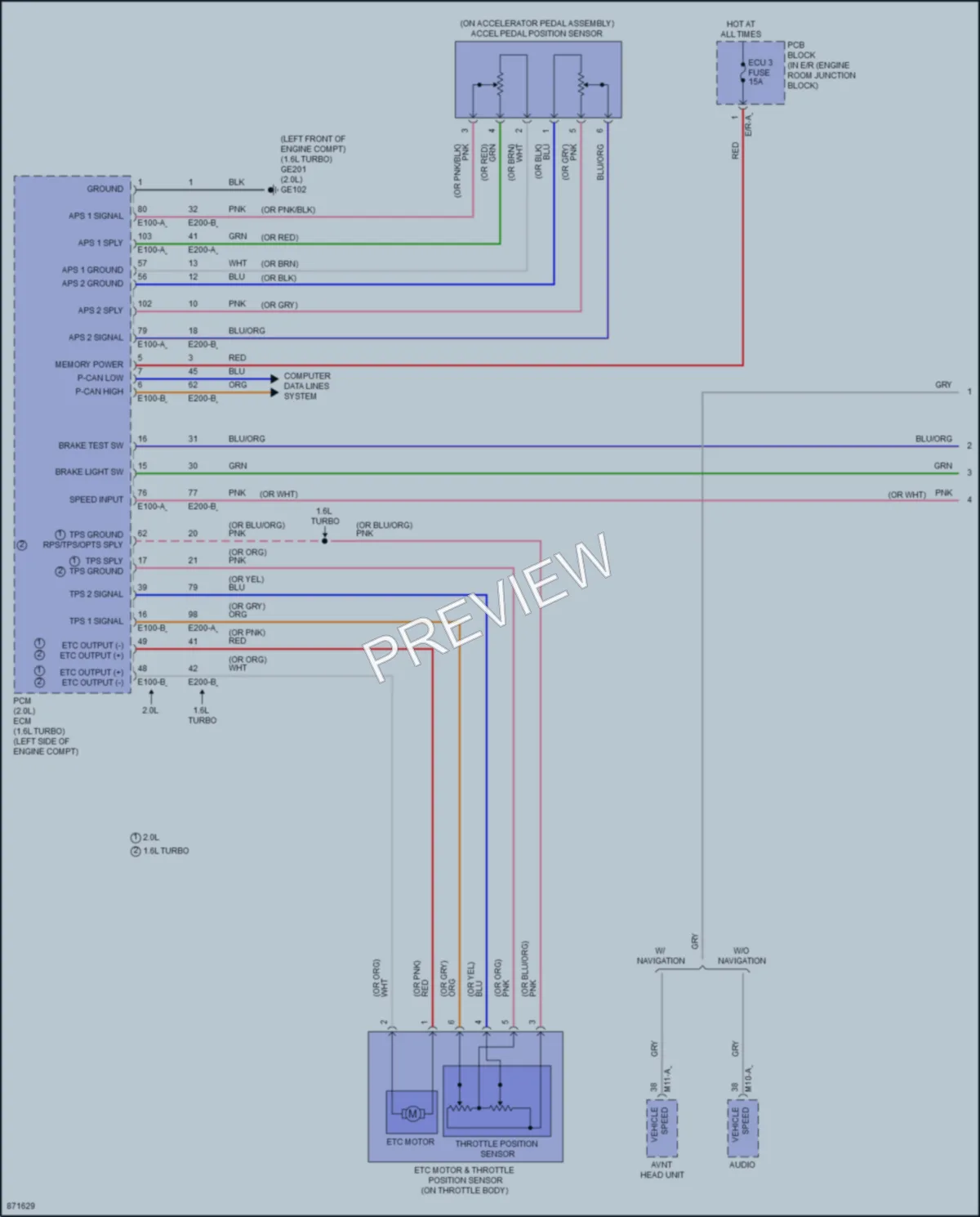2024 Hyundai ElantraHybrid Cruise Control wiring diagram preview