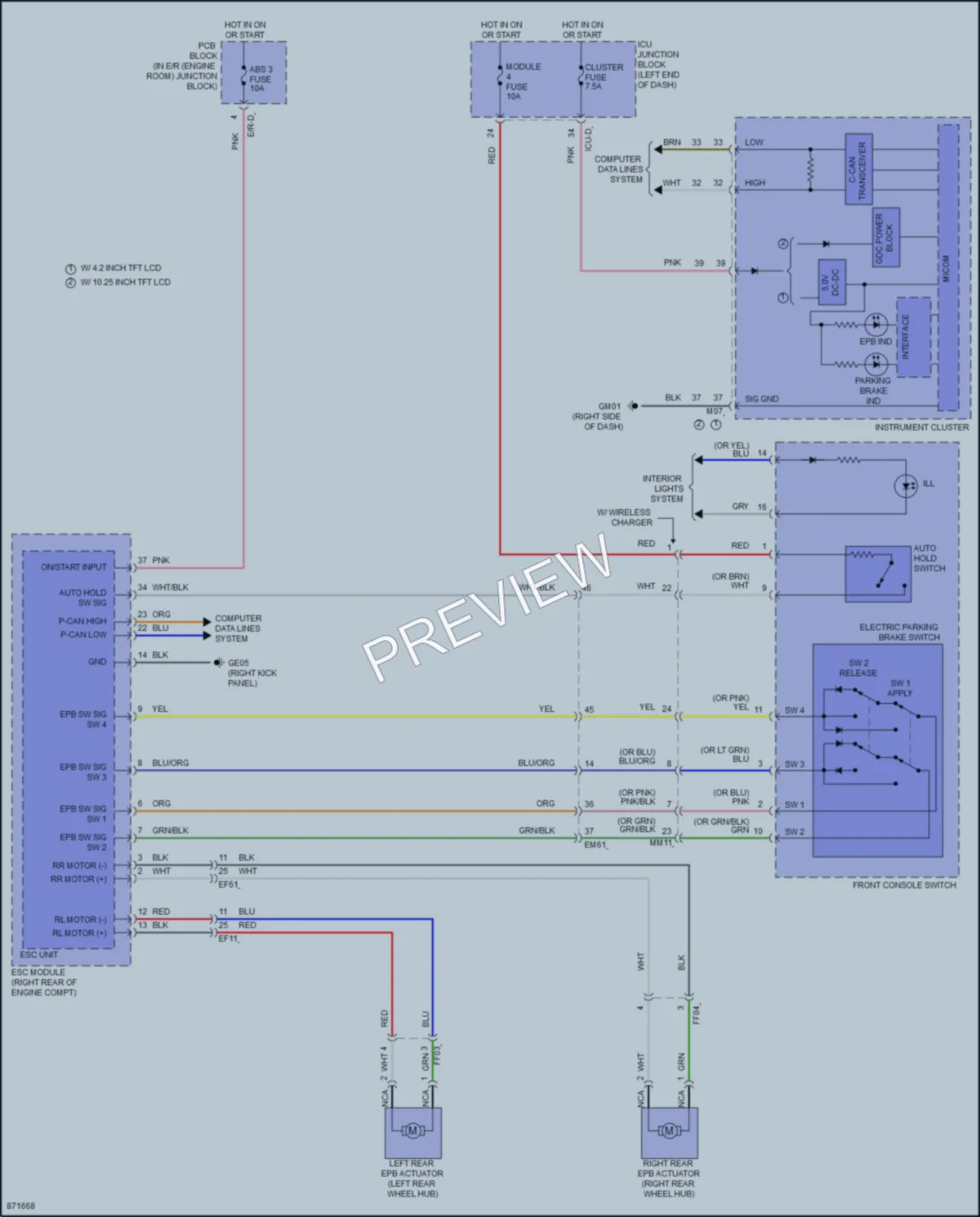 2024 Hyundai ElantraHybrid Shift Interlock wiring diagram preview