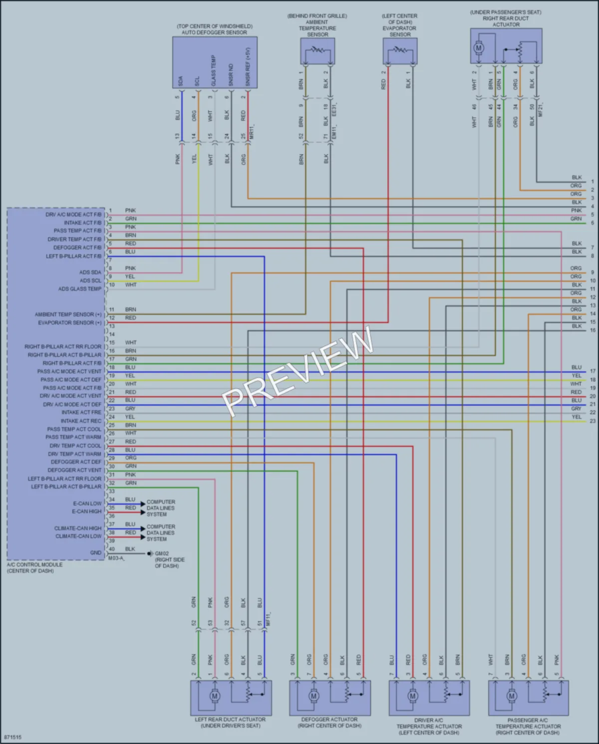 2024 Hyundai Ioniq5 Air Conditioning wiring diagram preview
