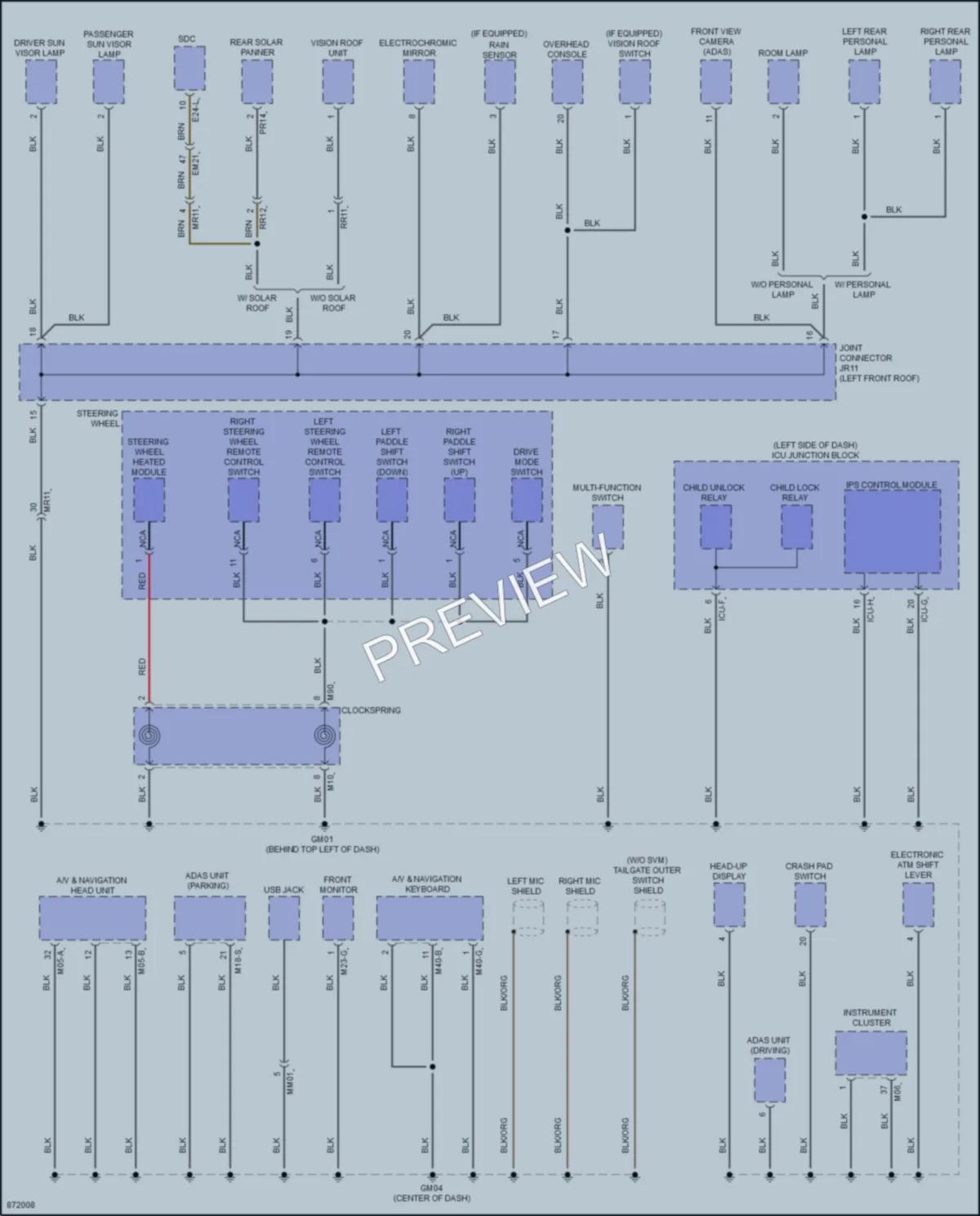 2024 Hyundai Ioniq5 Ground Distribution wiring diagram preview
