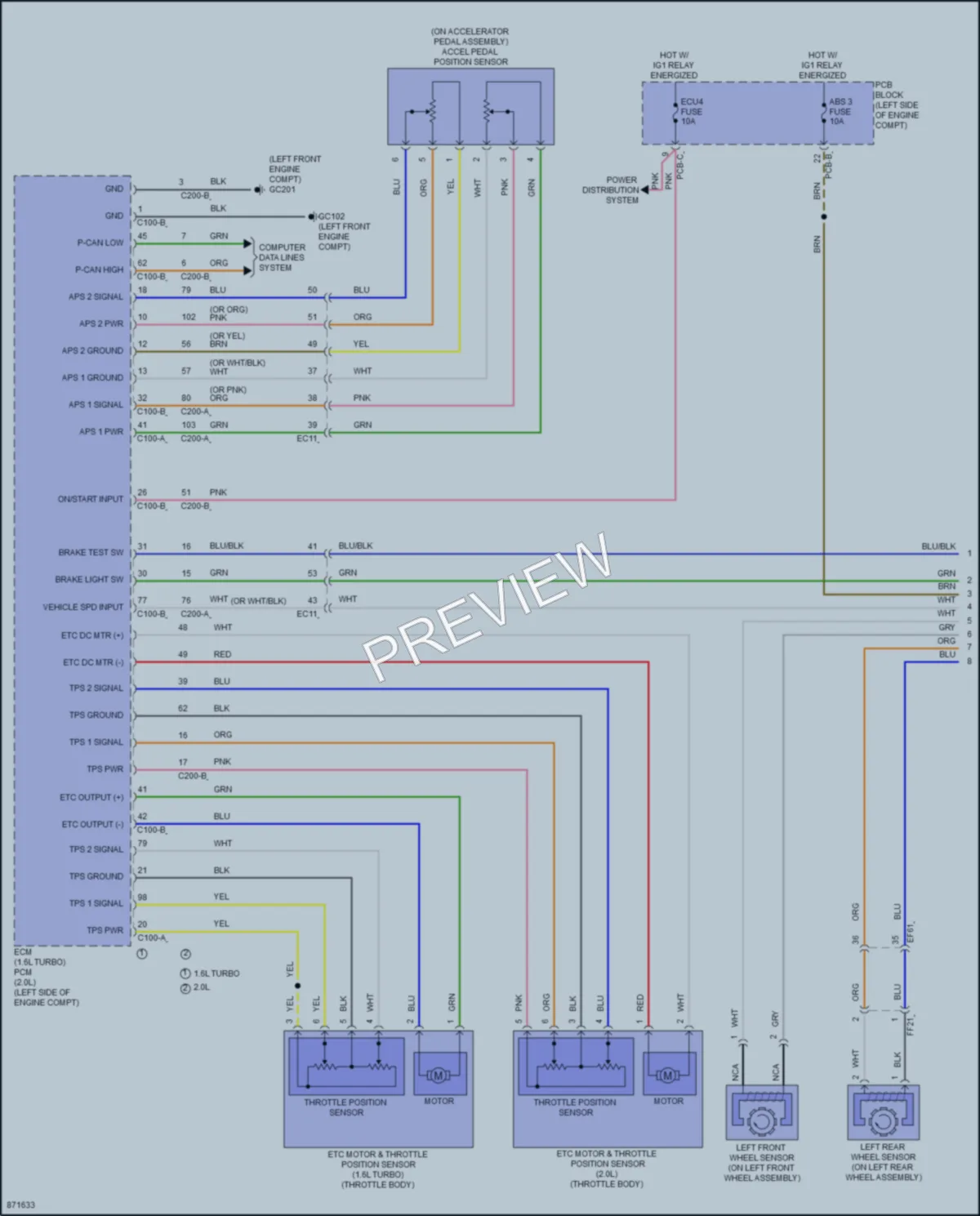 2024 Hyundai Kona Cruise Control wiring diagram preview