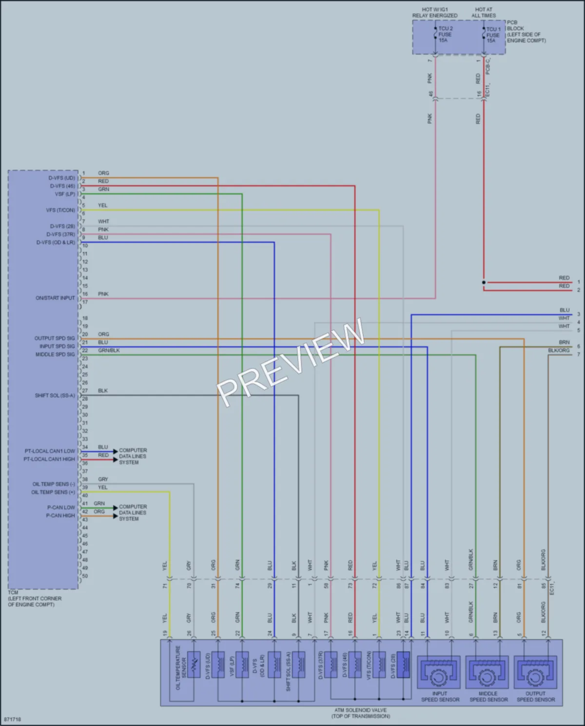 2024 Hyundai Kona Transmission wiring diagram preview
