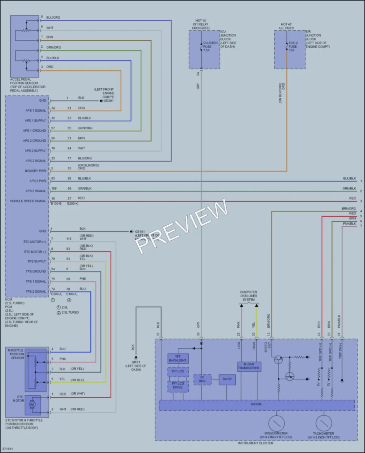 2024 Hyundai SantaCruz Cruise Control wiring diagram preview