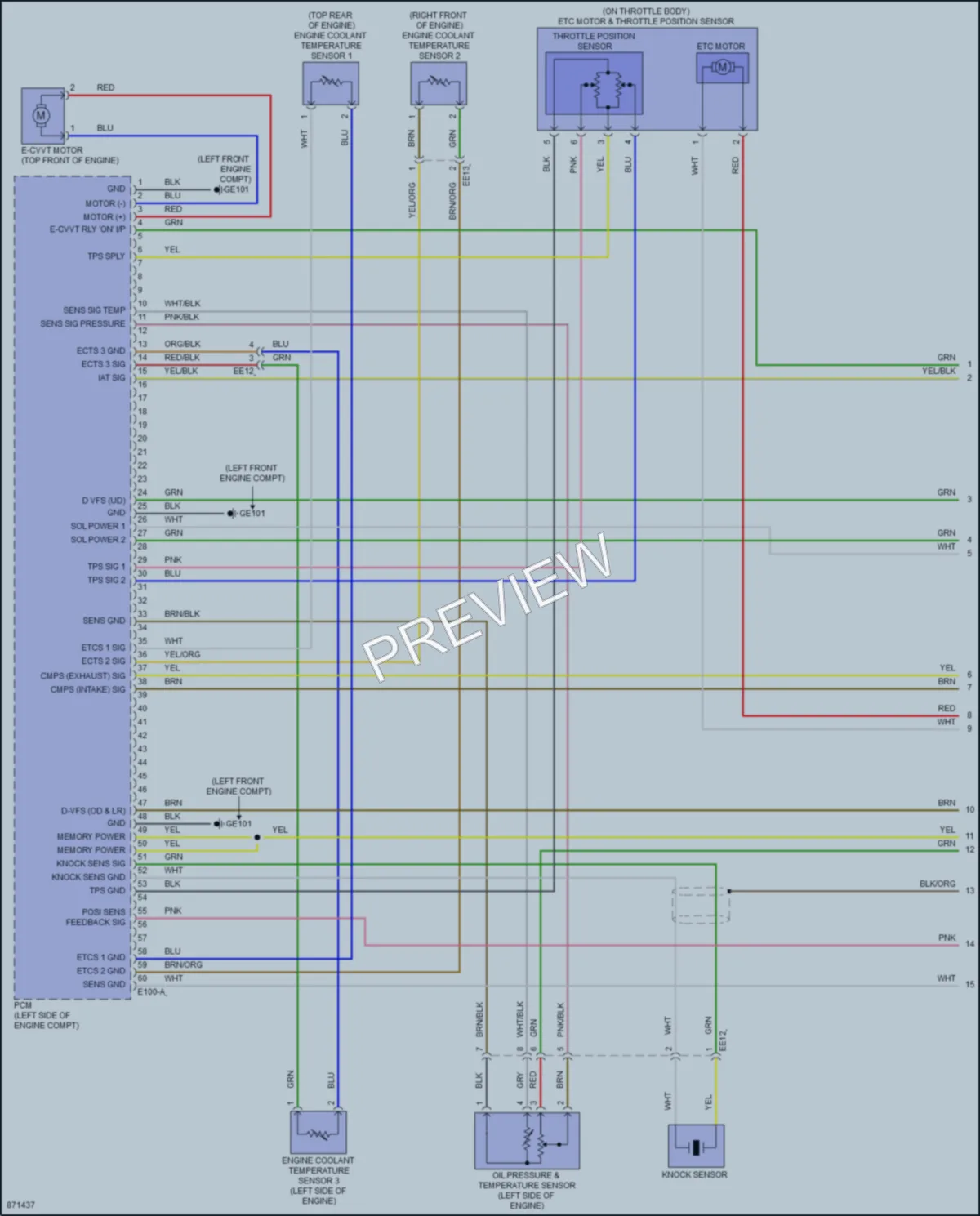 2024 Hyundai SantaCruz Engine Performance wiring diagram preview