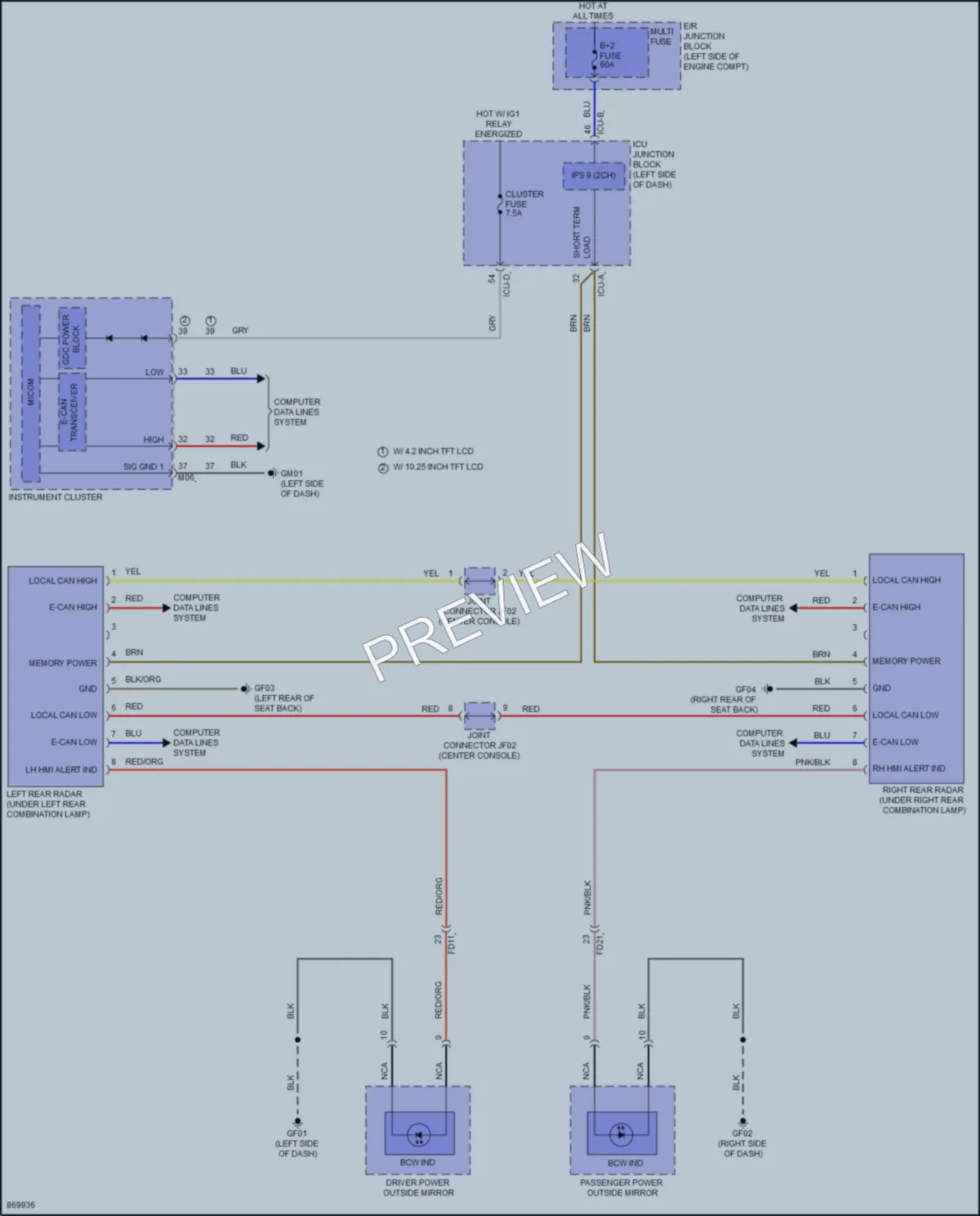2024 Hyundai SantaCruz Navigation wiring diagram preview
