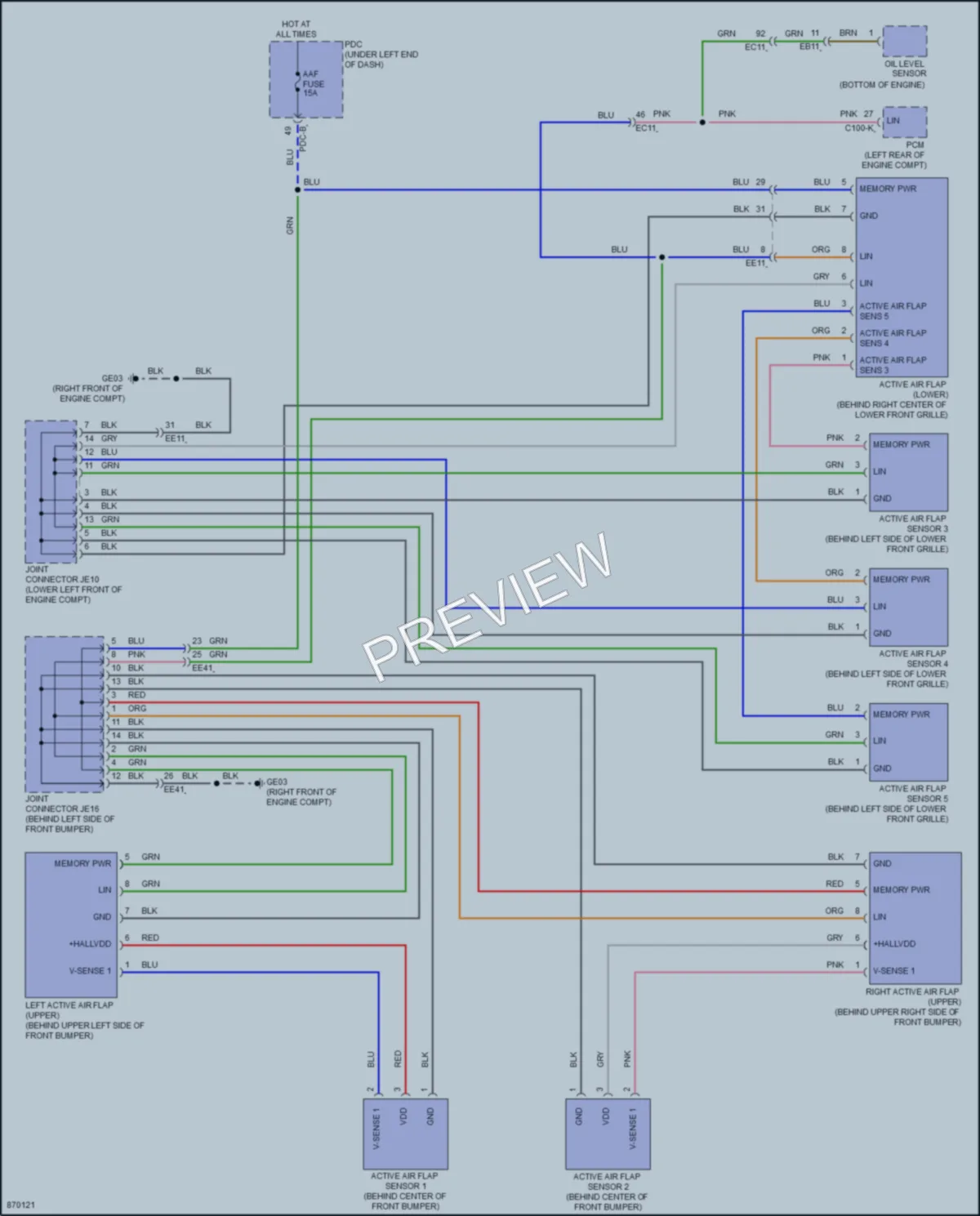 2024 Hyundai SantaFe Active Bodyworks wiring diagram preview