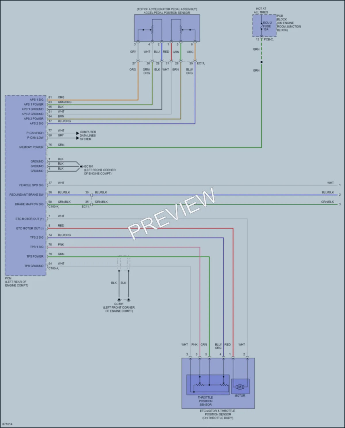 2024 Hyundai SantaFe Cruise Control wiring diagram preview