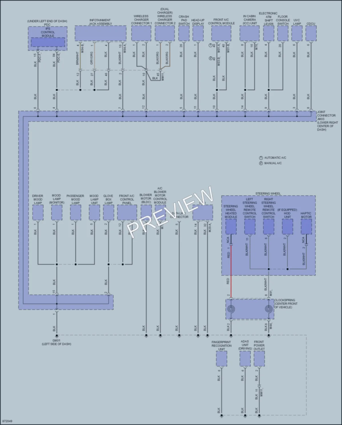 2024 Hyundai SantaFe Ground Distribution wiring diagram preview