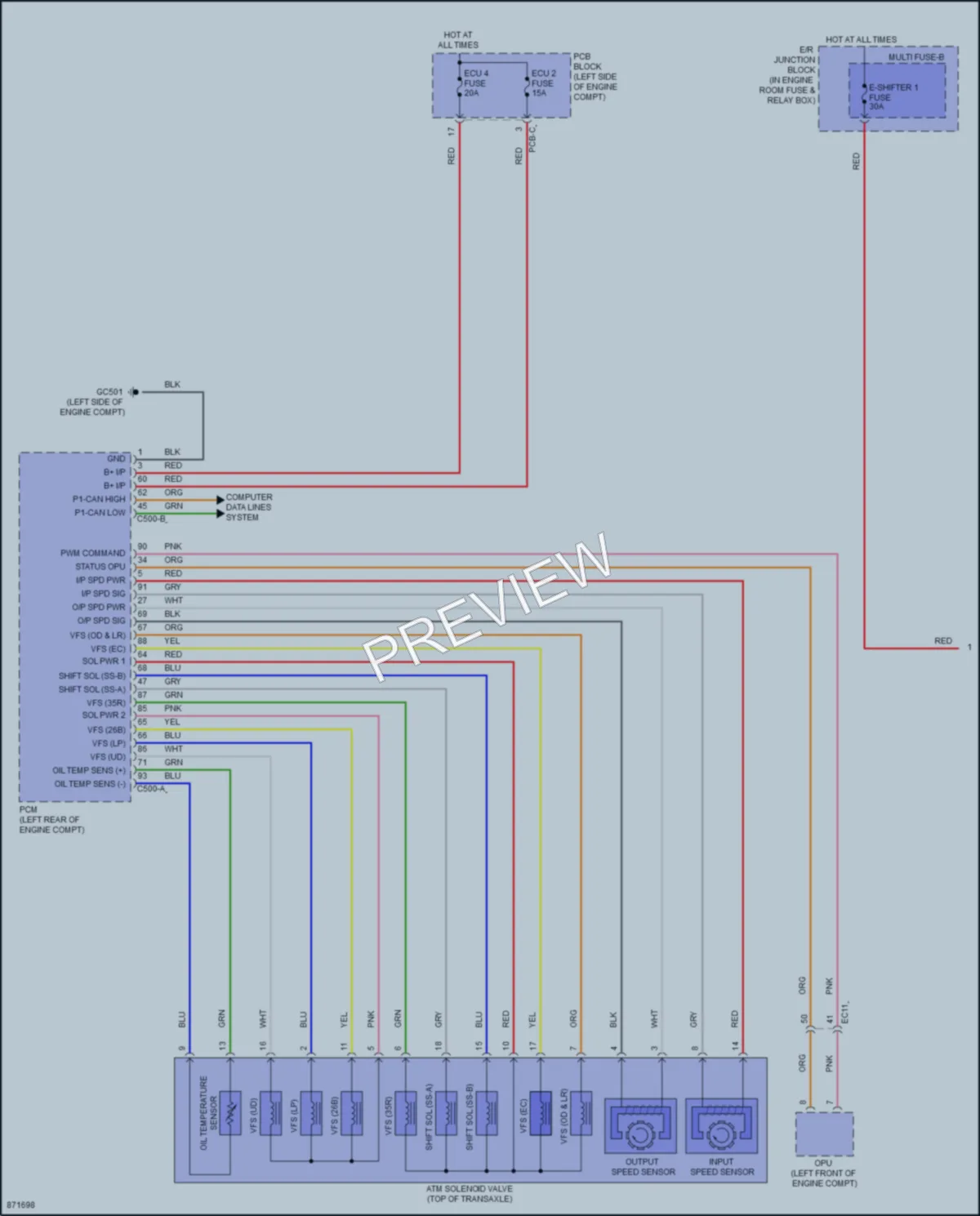 2024 Hyundai Sonata Transmission wiring diagram preview