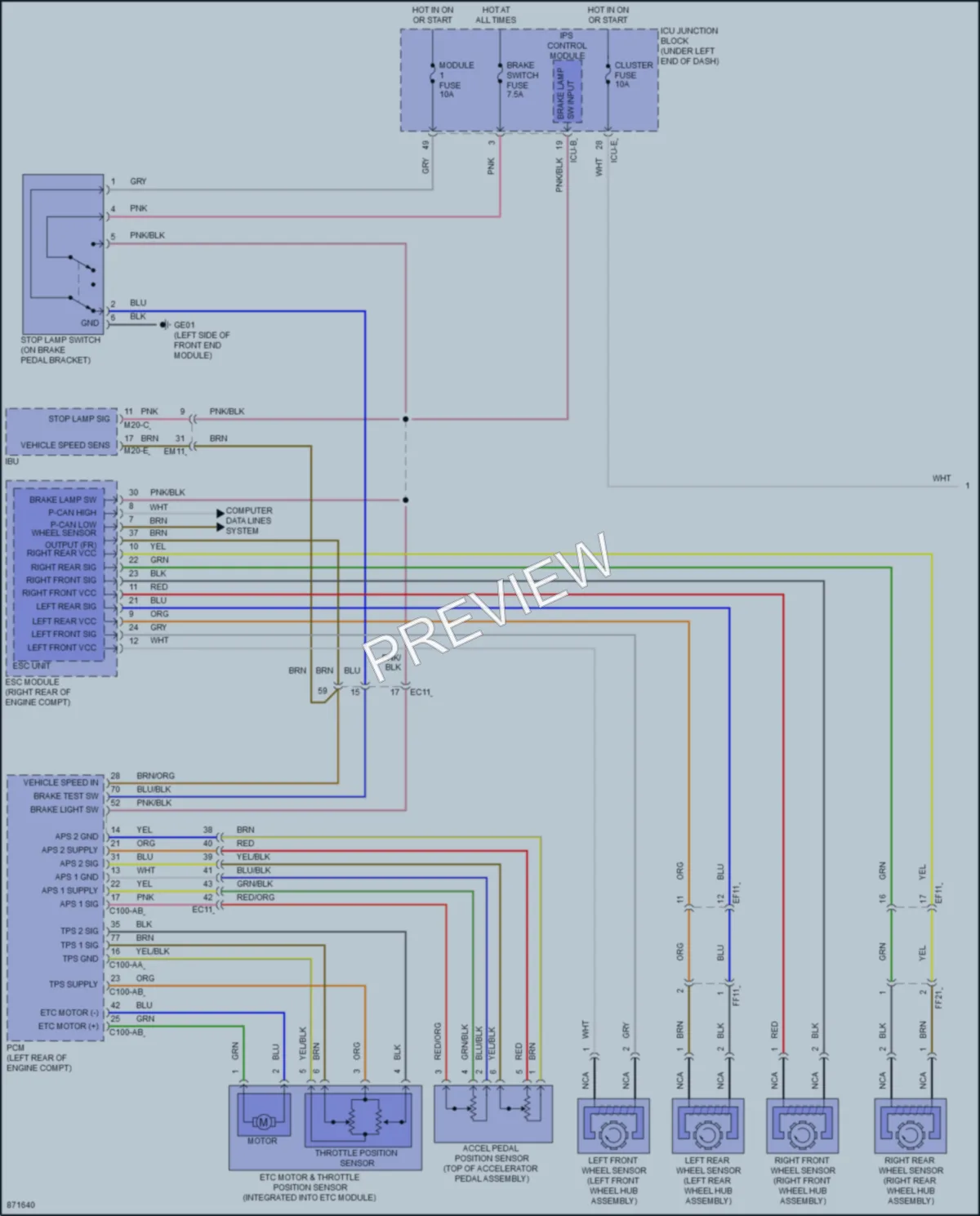 2024 Hyundai Venue Cruise Control wiring diagram preview