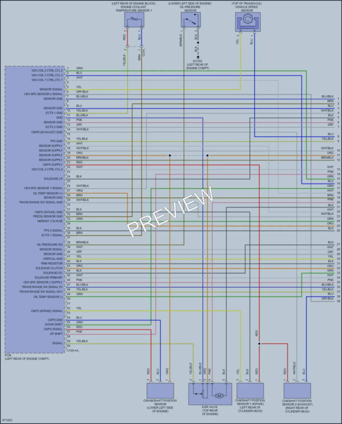 2024 Hyundai Venue Engine Performance wiring diagram preview