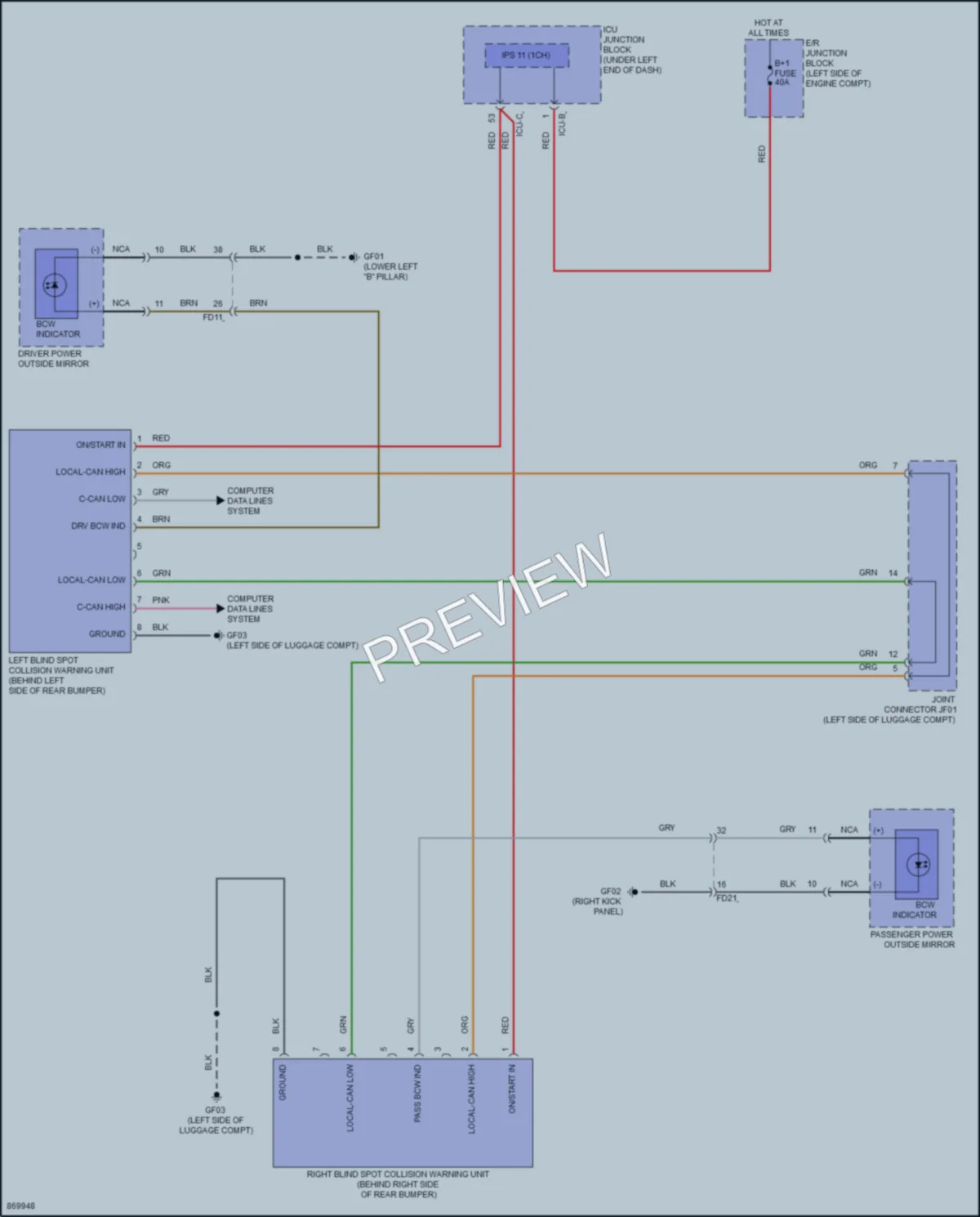 2024 Hyundai Venue Navigation wiring diagram preview