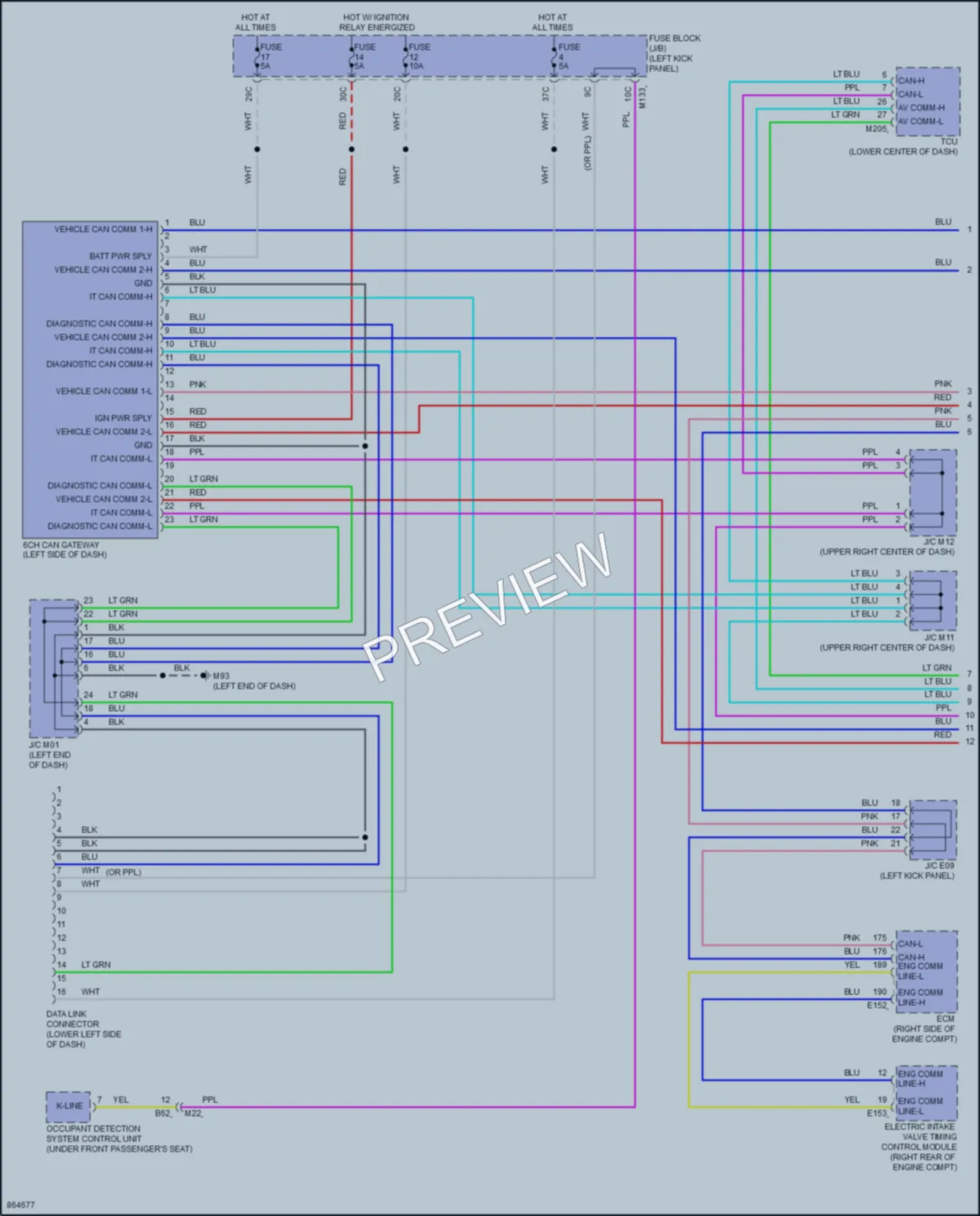 2024 Infiniti Q50 Computer Data Lines wiring diagram preview