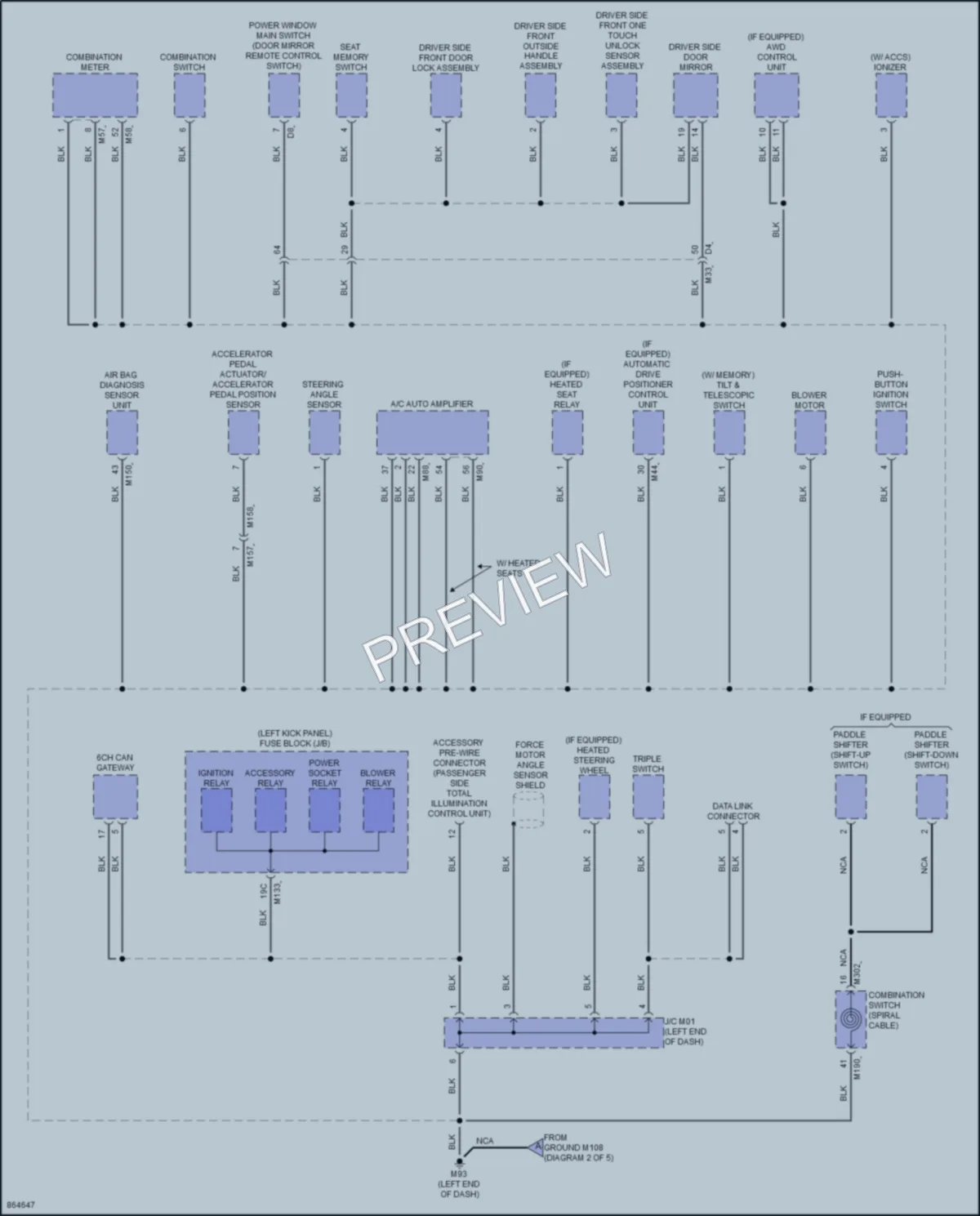 2024 Infiniti Q50 Ground Distribution wiring diagram preview