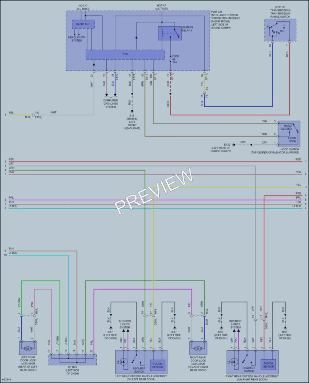 2024 Infiniti QX55 Anti Theft wiring diagram preview