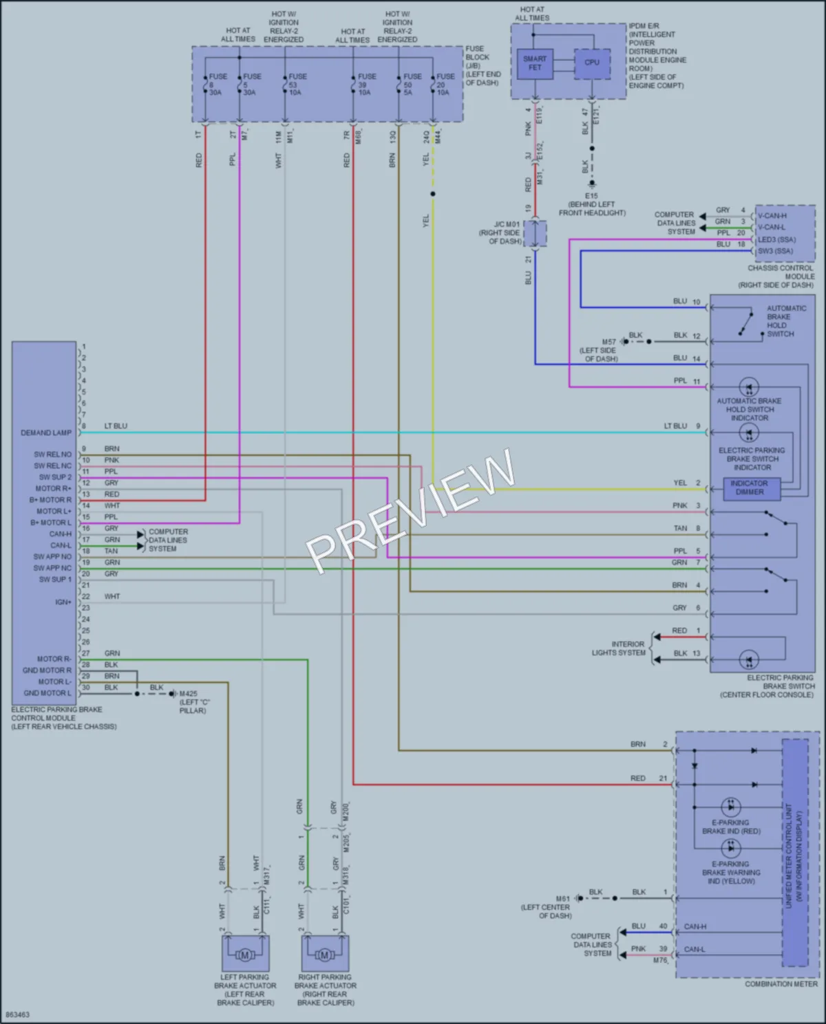 2024 Infiniti QX55 Shift Interlock wiring diagram preview