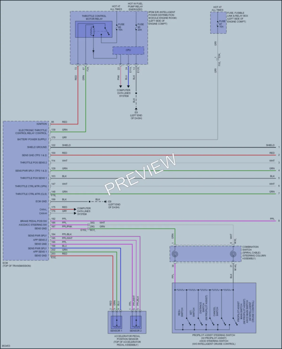 2024 Infiniti QX60 Cruise Control wiring diagram preview
