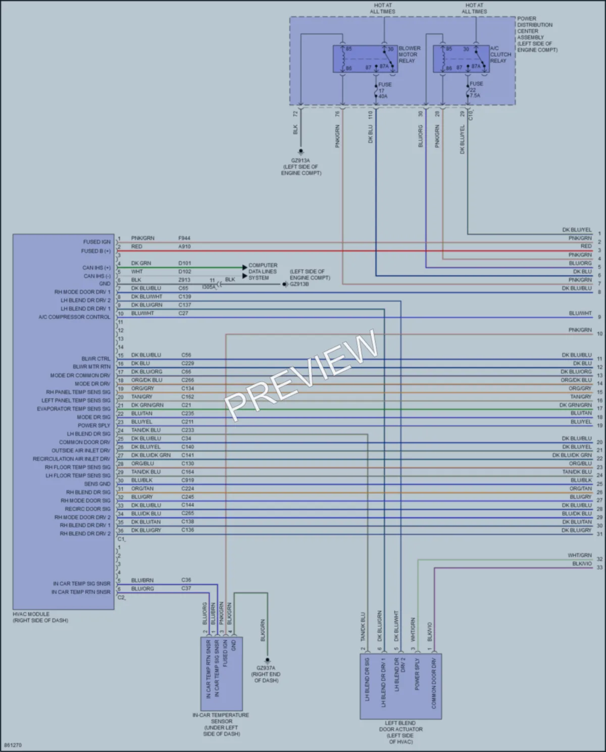2024 Jeep Compass Air Conditioning Wiring Diagrams protected preview