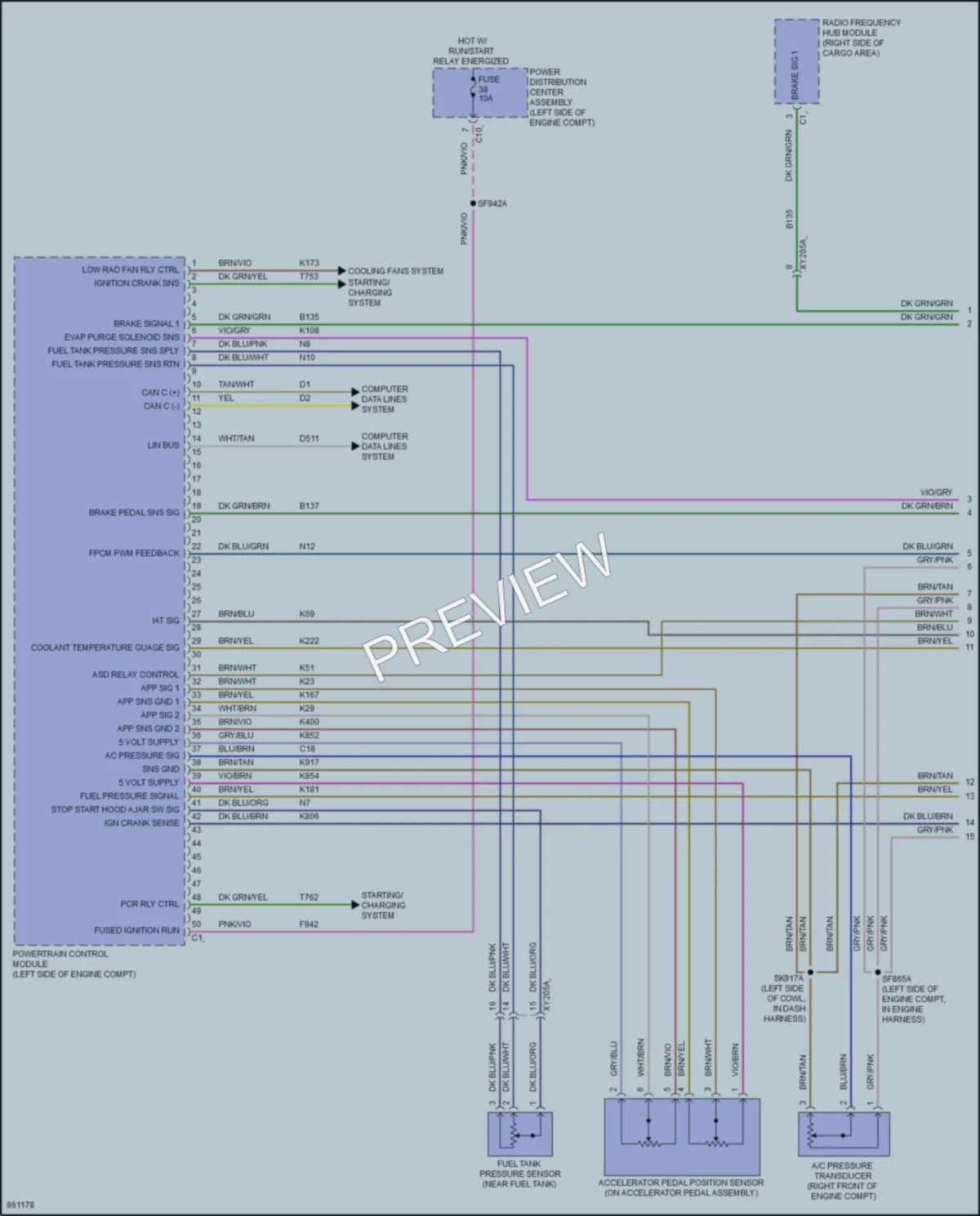 2024 Jeep Compass Engine Performance wiring diagram preview