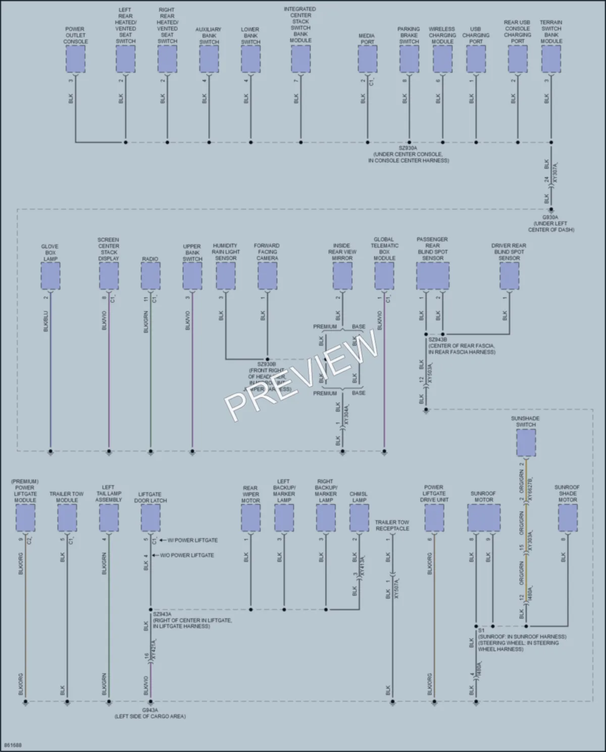 2024 Jeep Compass Ground Distribution wiring diagram preview